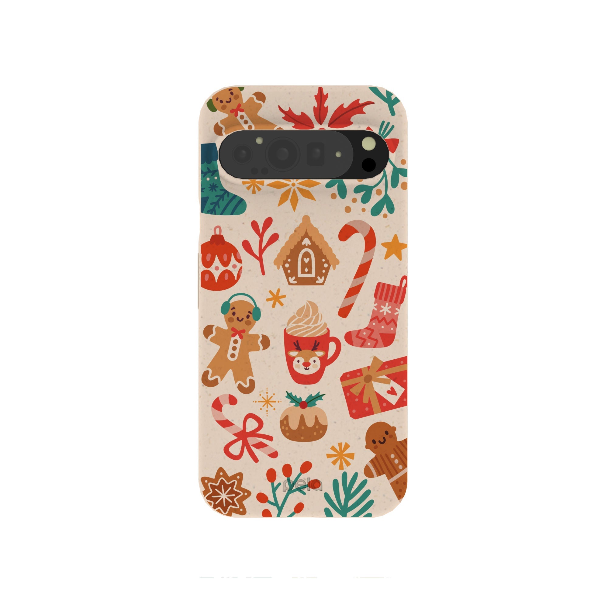 Seashell Festive AF Google Pixel 9 Pro XL Case Refurbished - Pela Case refurbished available on Cerqular