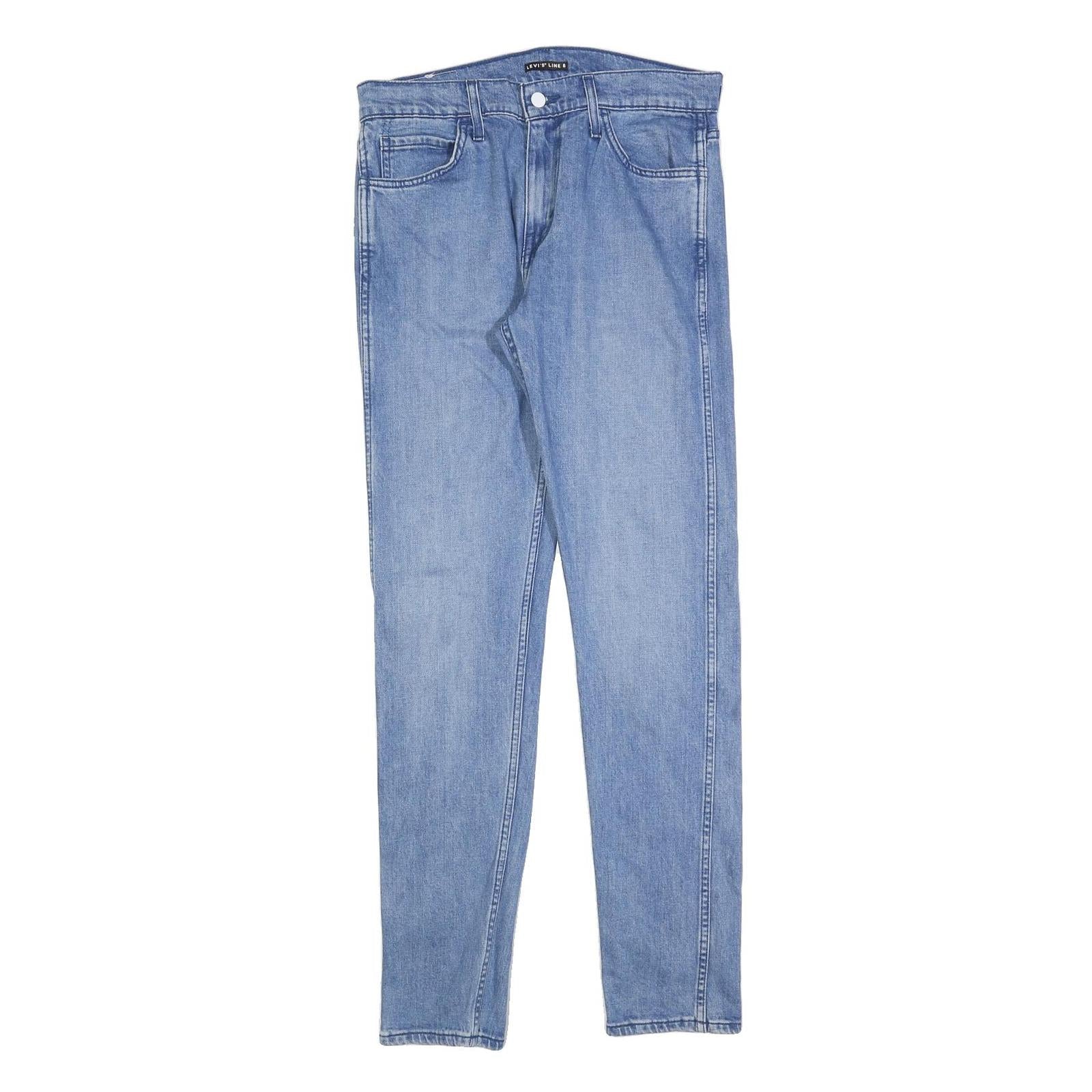 LEVI'S Womens Jeans Blue Slim Skinny Denim Medium W31 L34 Zip Cotton Blend Refurbished - N/A refurbished available on Cerqular