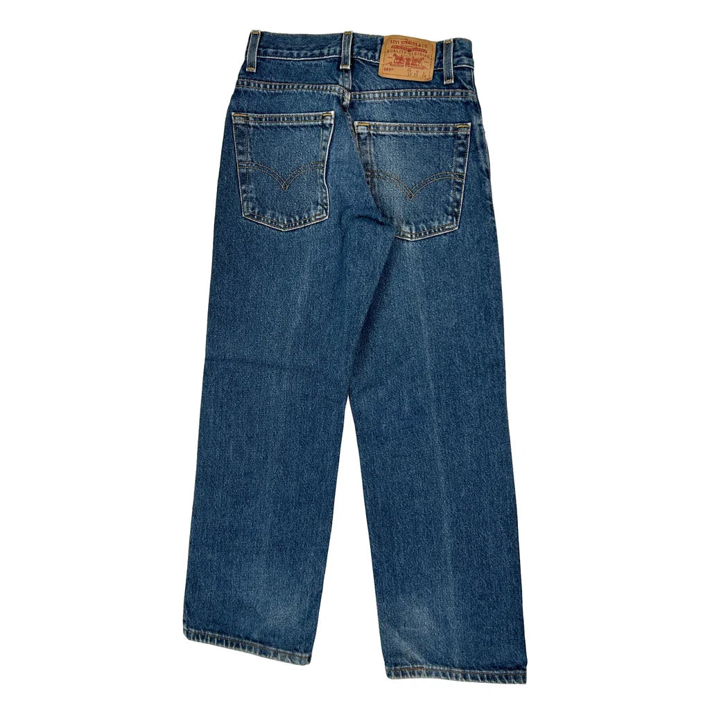 569 Levis Slim Jeans - 24W UK 2 Blue Cotton Refurbished - Thrifted (note: this is a term often used to describe second- refurbished available on Cerqular