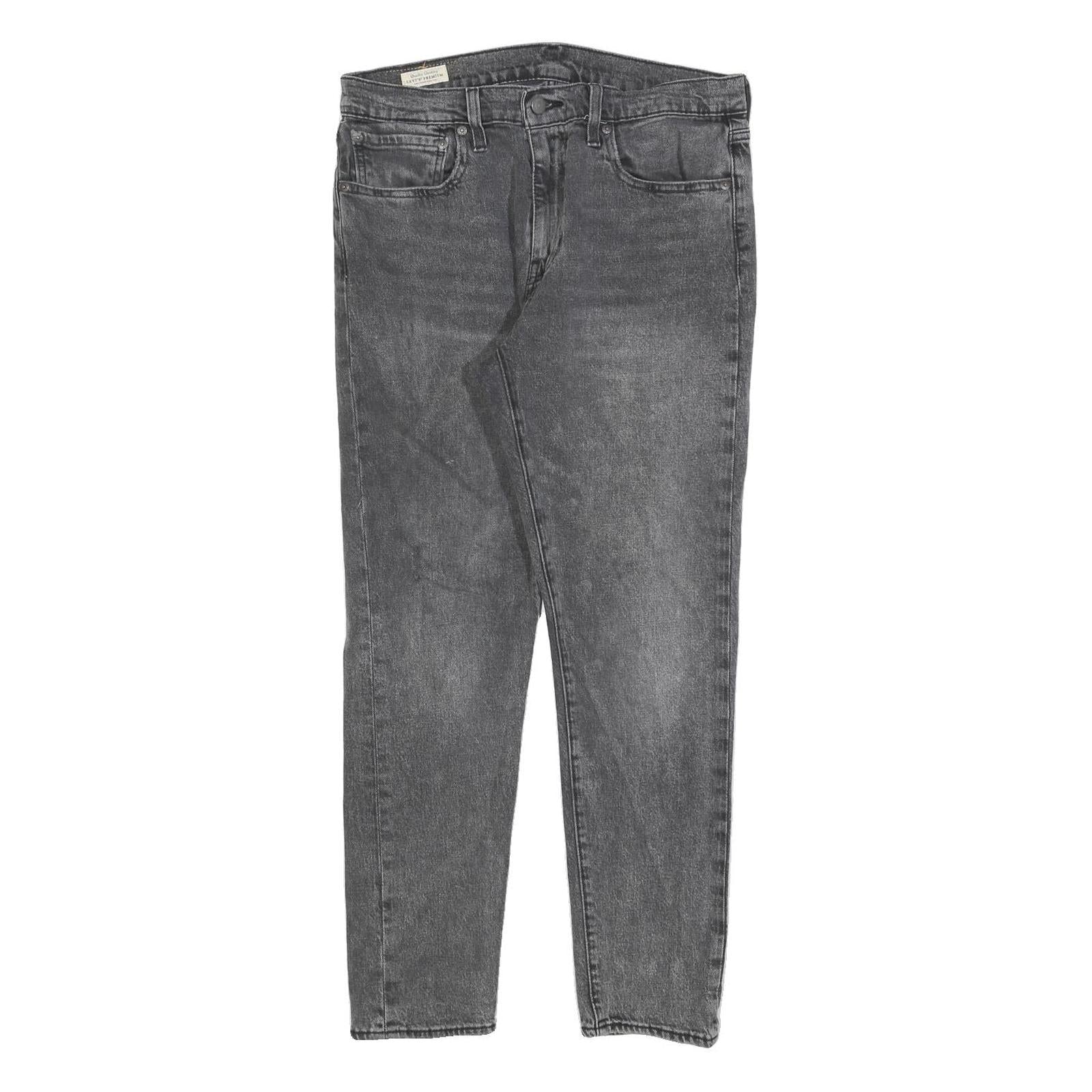 LEVI'S 512 BIG E Mens Slim Black Denim Medium W31 L30 Slim Fit Zip Jeans Refurbished - N/A refurbished available on Cerqular
