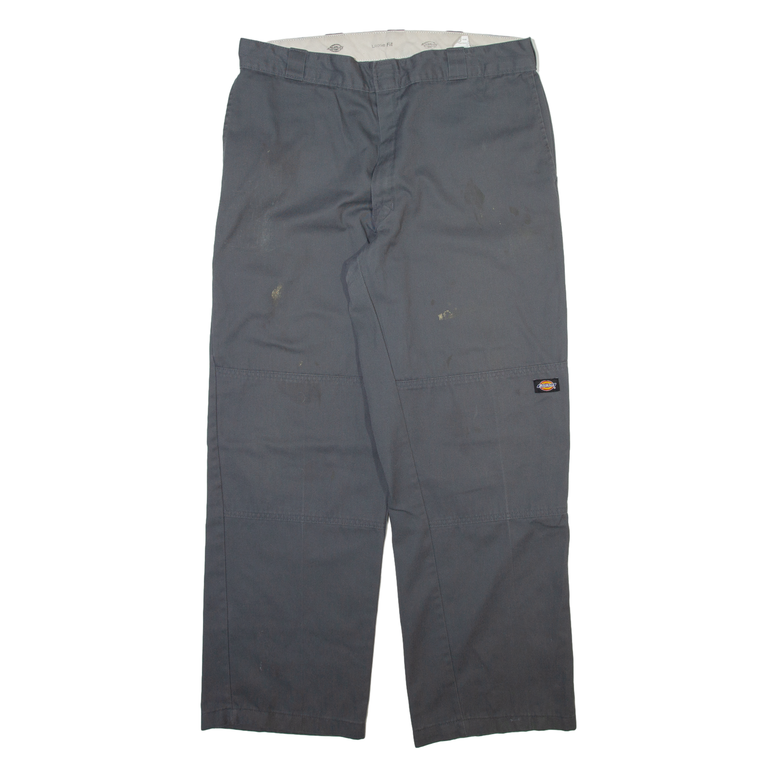 DICKIES Mens Trousers Grey Loose Straight W38 L32 Refurbished - N/A refurbished available on Cerqular