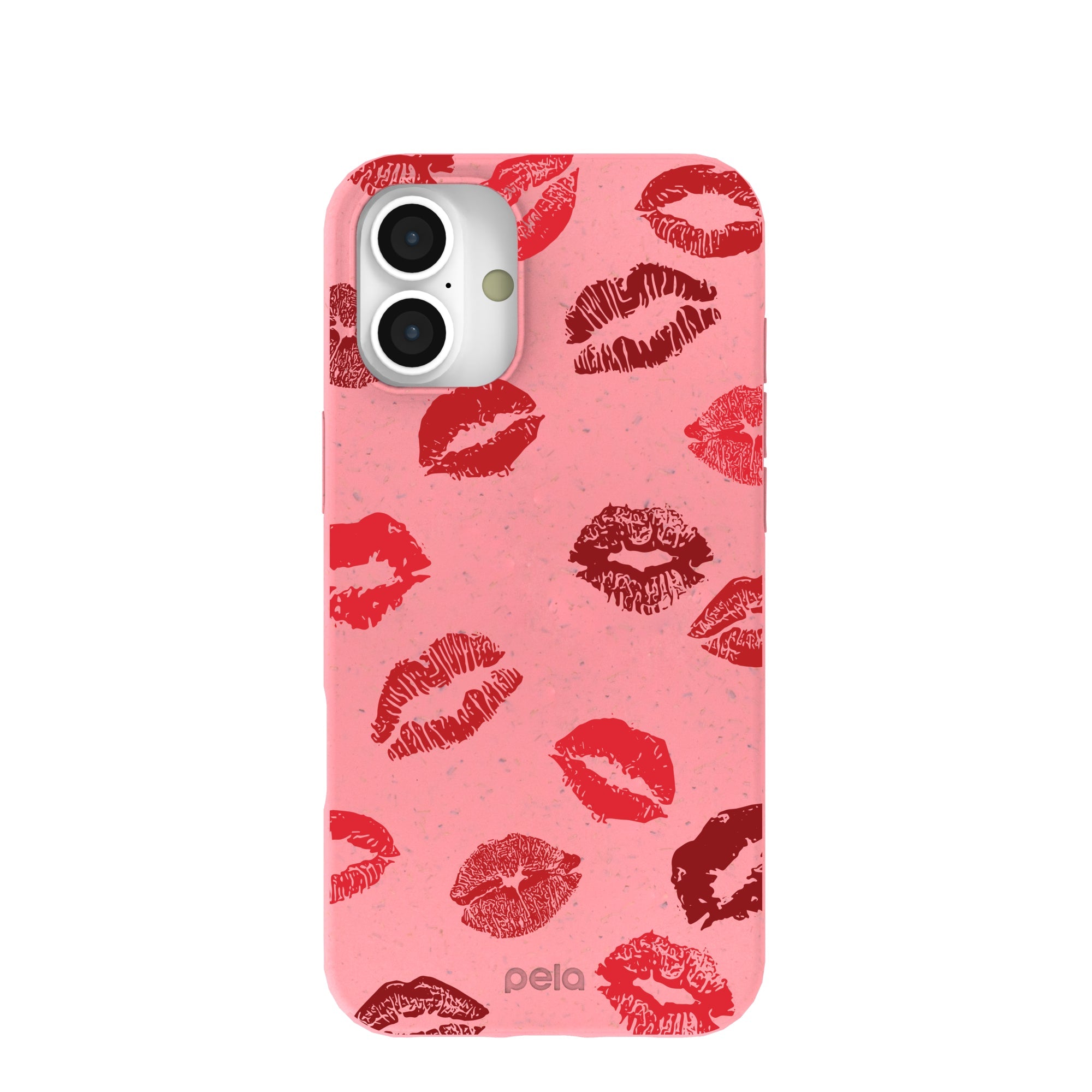Bubblegum Pink XOXO iPhone 16 Plus Case Refurbished - Pela Case refurbished available on Cerqular