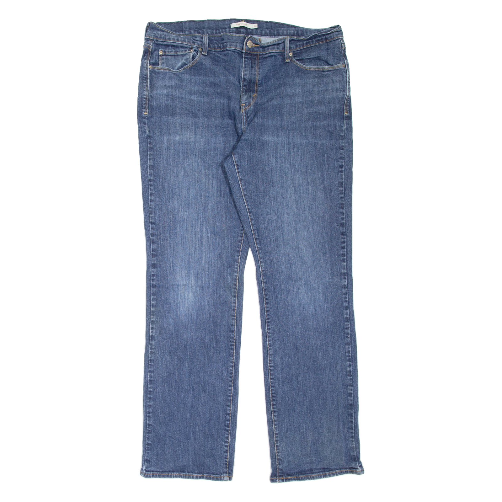LEVI'S 505 Womens Jeans Blue Regular Straight Stone Wash W33 L32 Refurbished - N/A refurbished available on Cerqular