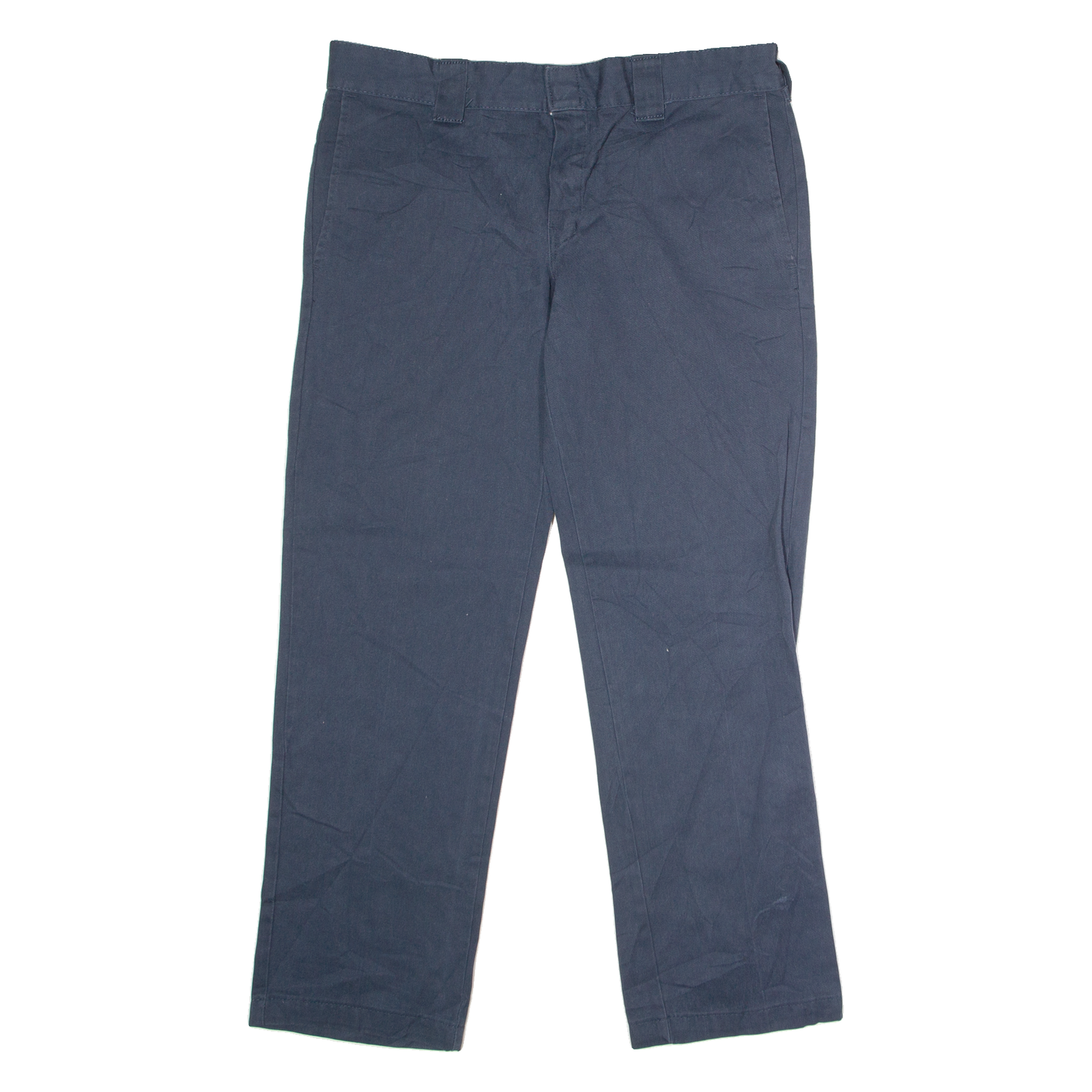 DICKIES Workwear Mens Twill Trousers Blue Slim Straight W34 L30 Refurbished - N/A refurbished available on Cerqular