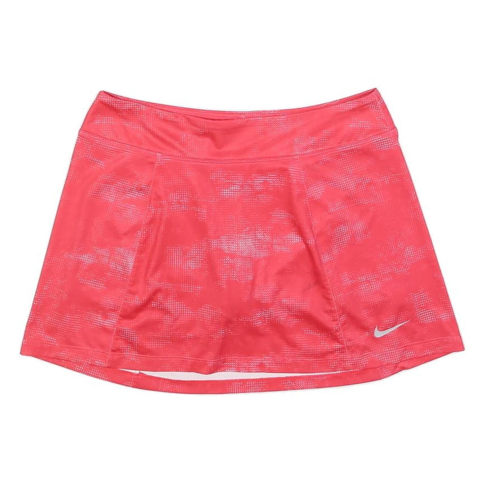 NIKE Womens Red Mini Cotton Blend Plain Skort M Sportswear Activewear Casual Refurbished - N/A refurbished available on Cerqular