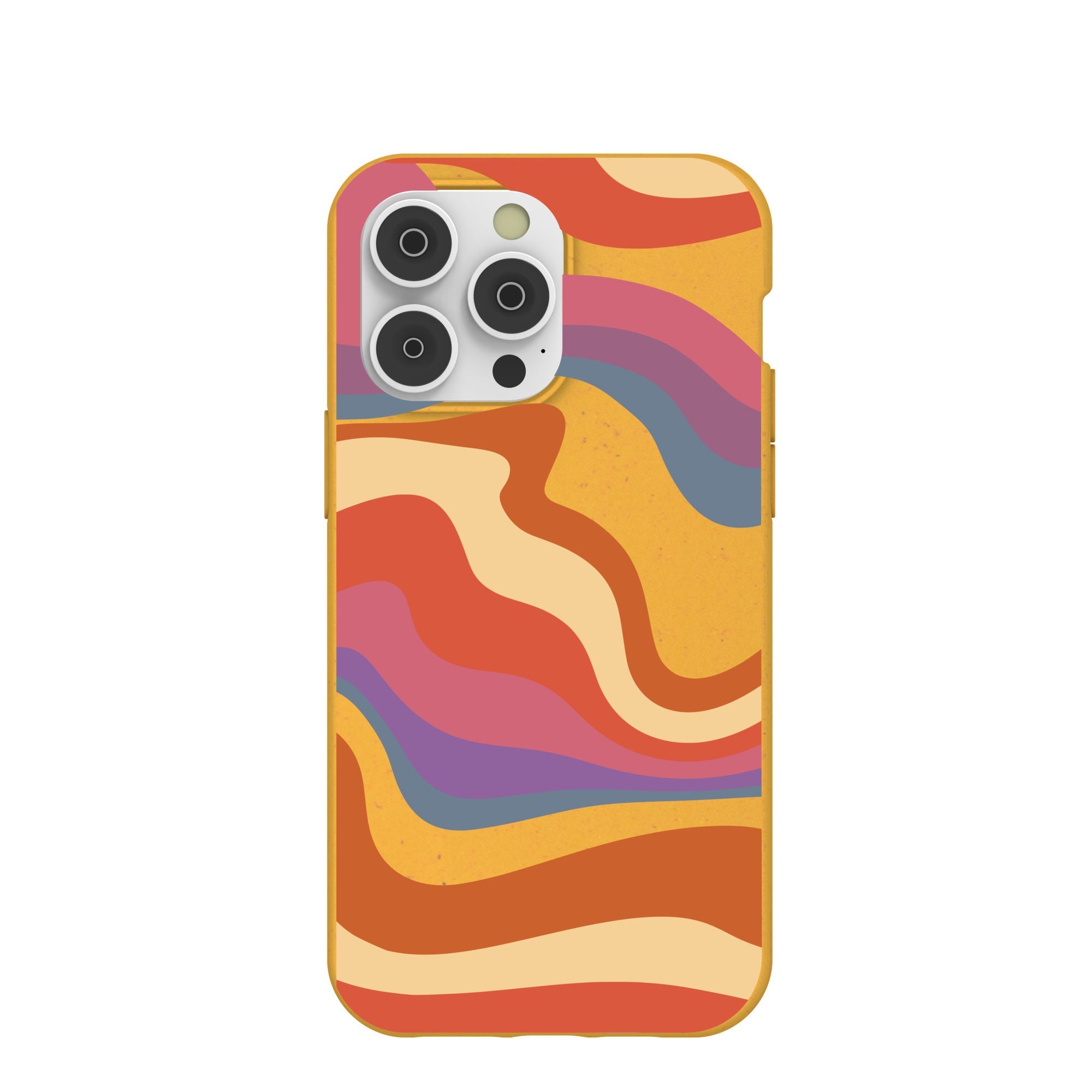 Honey Liquid Sunset iPhone 14 Pro Max Case Refurbished - Pela Case refurbished available on Cerqular