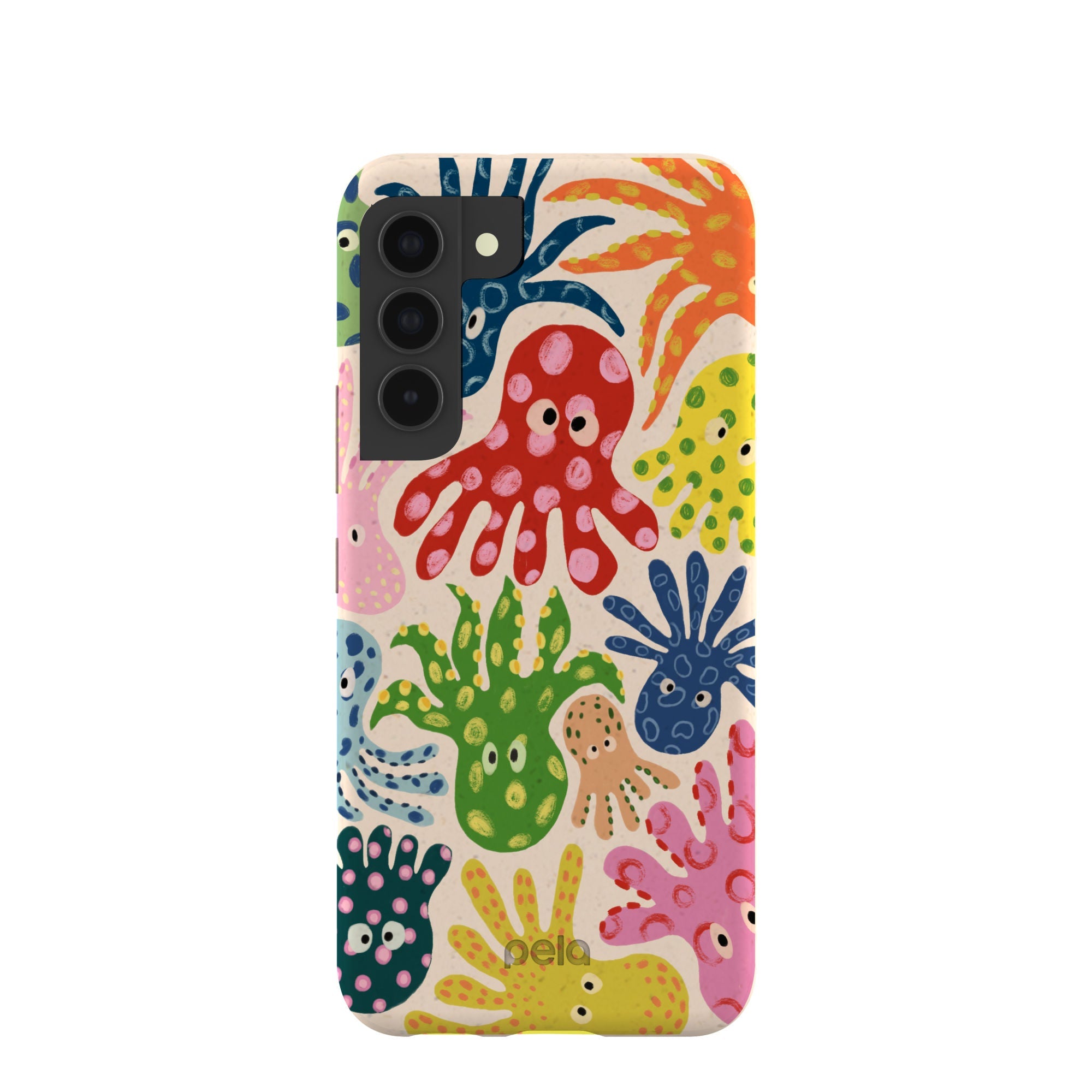 Seashell Octopi Samsung Galaxy S22 Case Refurbished - Pela Case refurbished available on Cerqular
