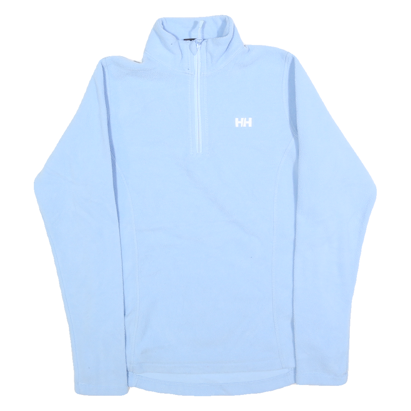 HELLY HANSEN Womens Blue Pullover Plain 1/4 Zip Polyester Jumper M Outdoor Refurbished - N/A refurbished available on Cerqular