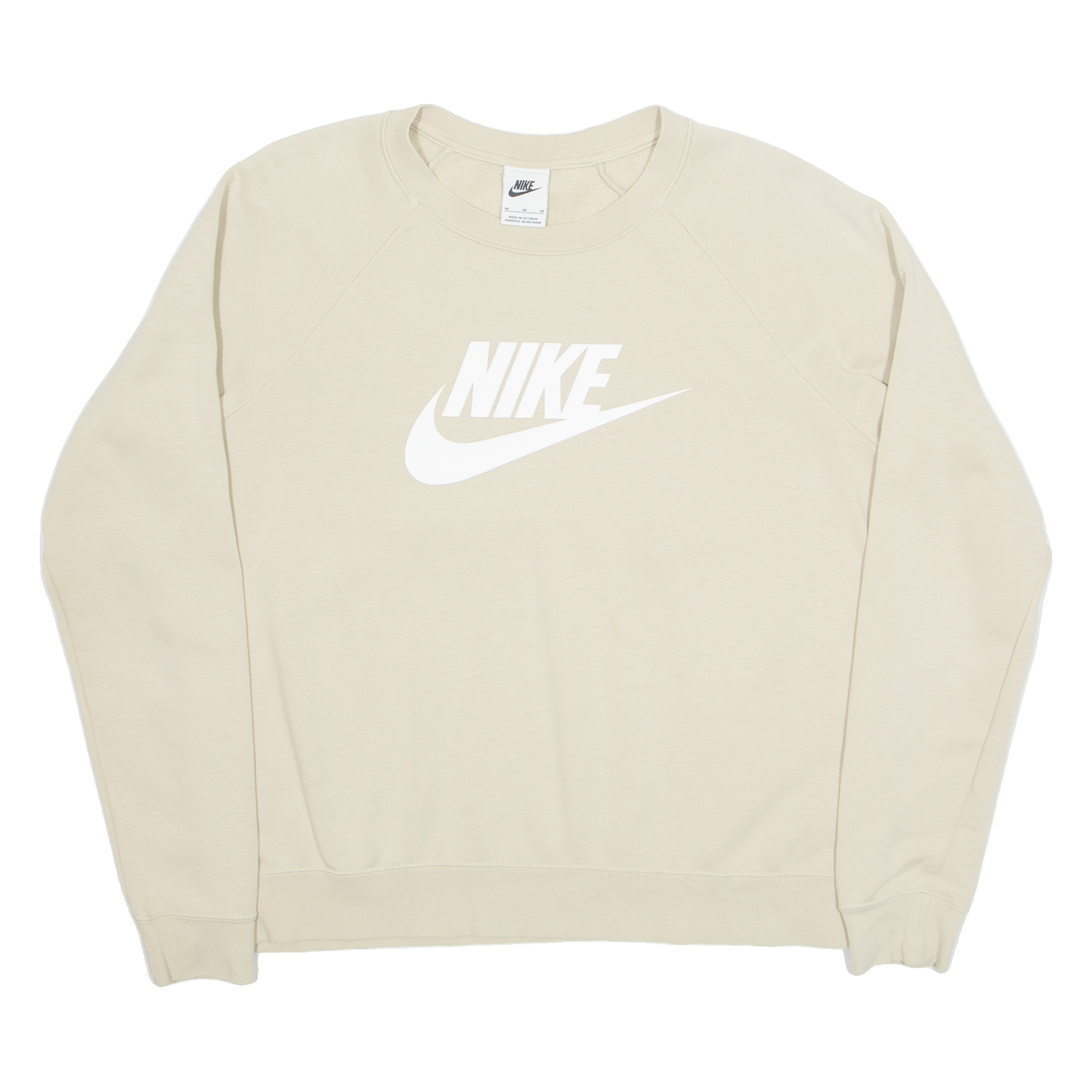 NIKE Womens Sweatshirt Beige M Refurbished - N/A refurbished available on Cerqular
