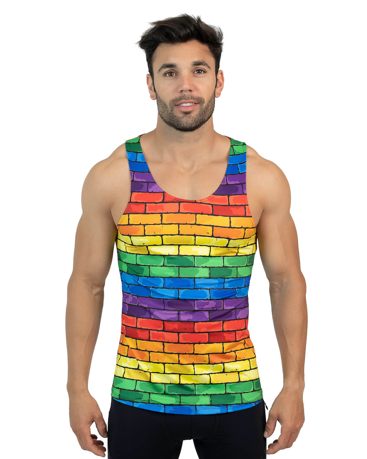 Pride Rainbow Tank Top | Size: 2XL | Color: Rainbow Refurbished - Matador Meggings refurbished available on Cerqular