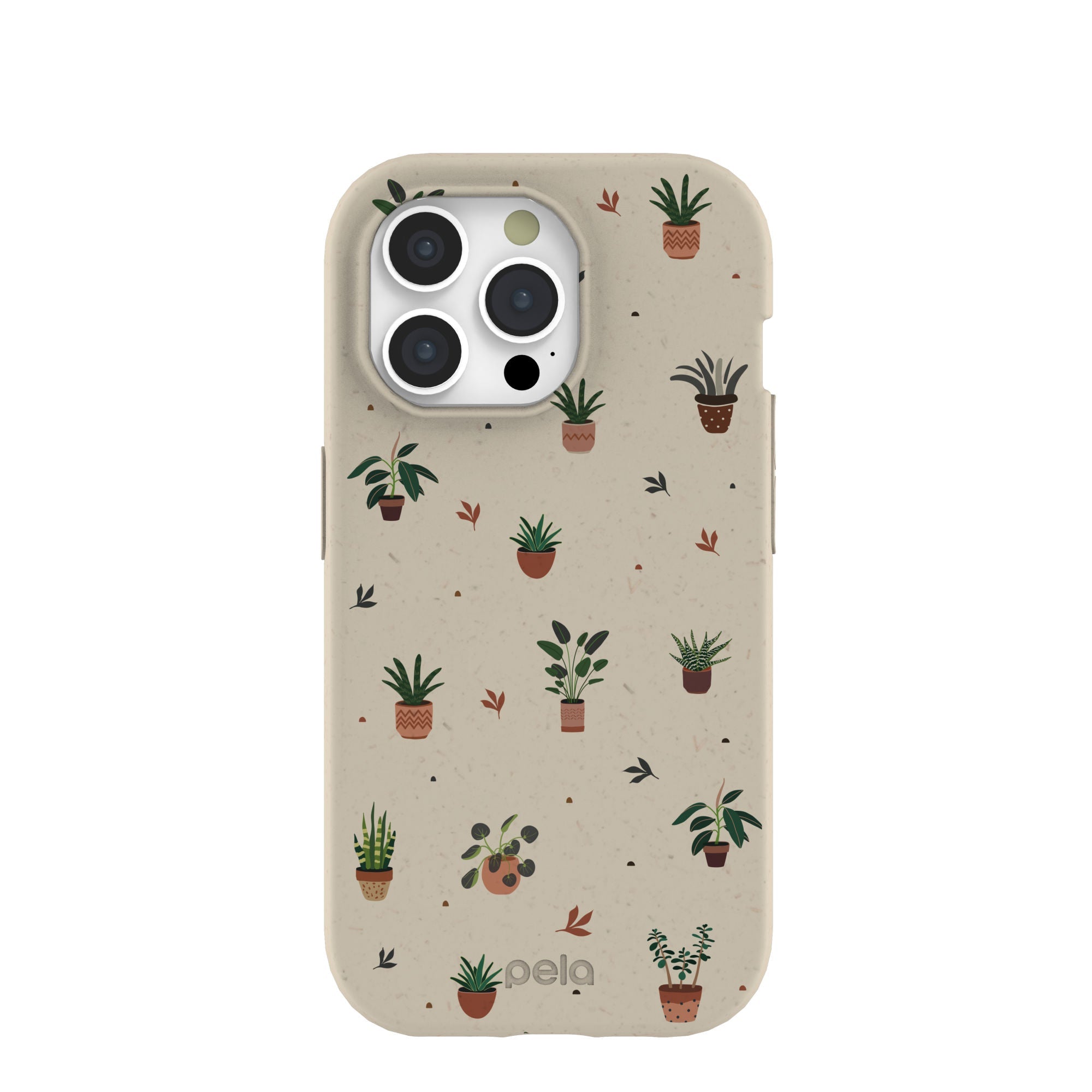 London Fog Plant Life iPhone 15 Pro Case Refurbished - Pela Case refurbished available on Cerqular