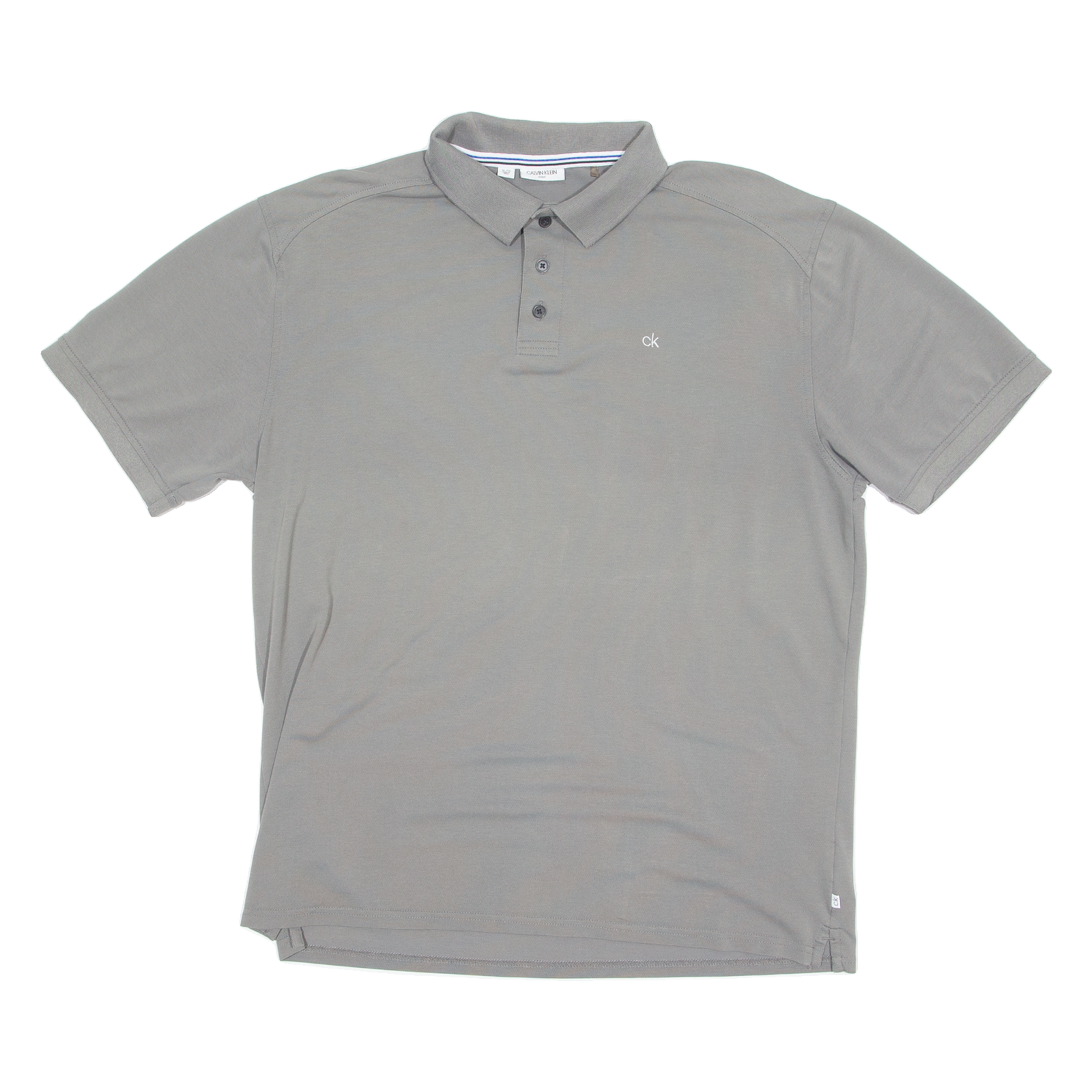 CALVIN KLEIN Golf Mens Polo Shirt Grey XL Refurbished - N/A refurbished available on Cerqular