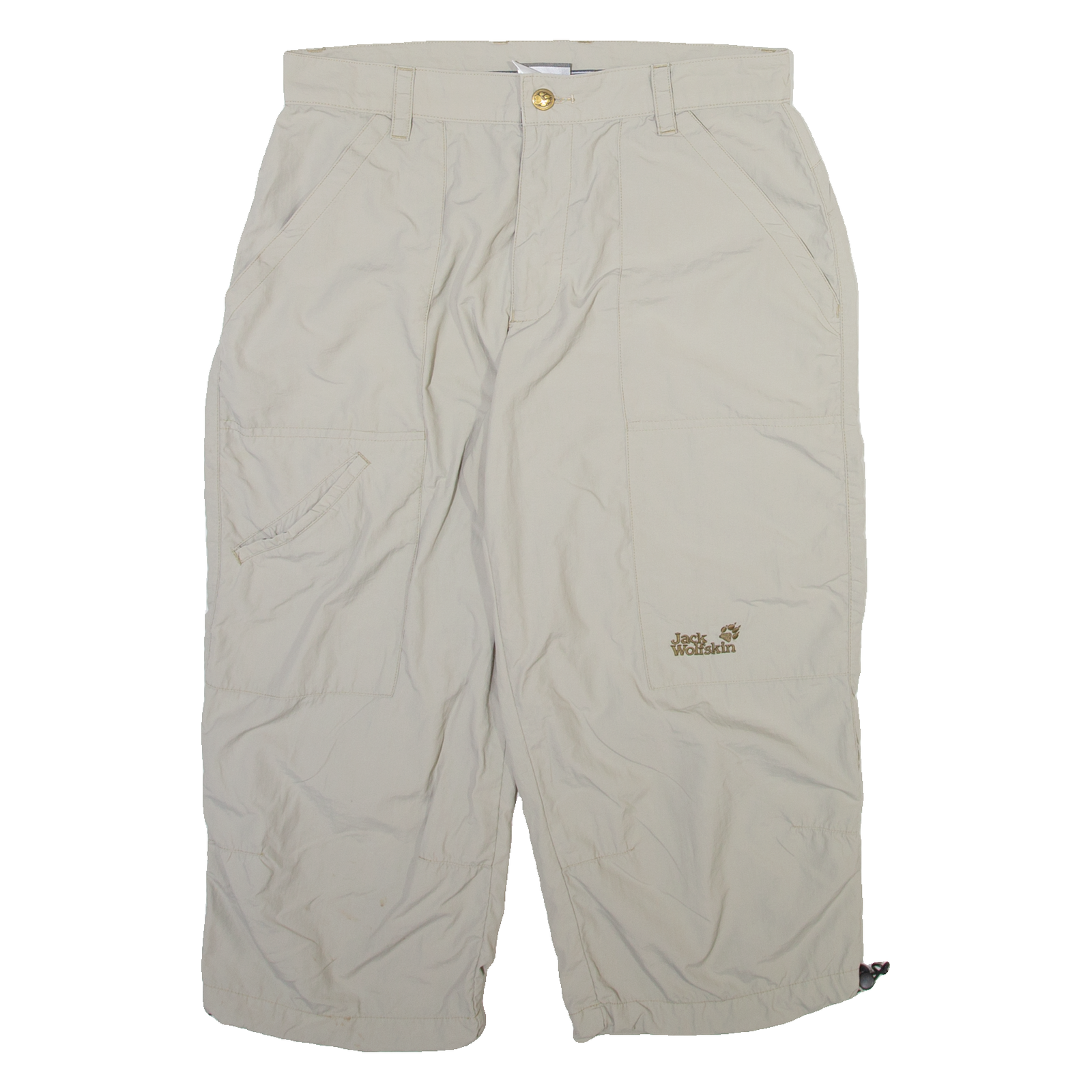 JACK WOLFSKIN Womens Casual Shorts Beige Relaxed M W30 Refurbished - N/A refurbished available on Cerqular