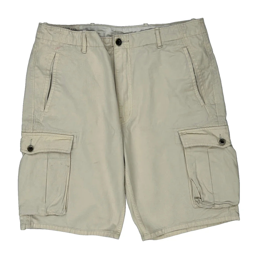 Buy Levis Cargo Shorts - 35W 10L Beige Cotton Refurbished - $28.13 Levis Cargo Shorts - 35W 10L Beige Cotton Refurbished - Thrifted (note: this is a term often used to describe second- refurbished available on Cerqular