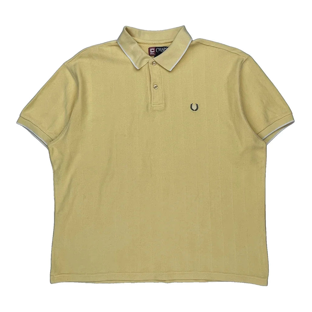 Chaps Ralph Lauren Polo Shirt - XL Yellow Cotton Refurbished - Thrifted (note: this is a term often used to describe second- refurbished available on Cerqular
