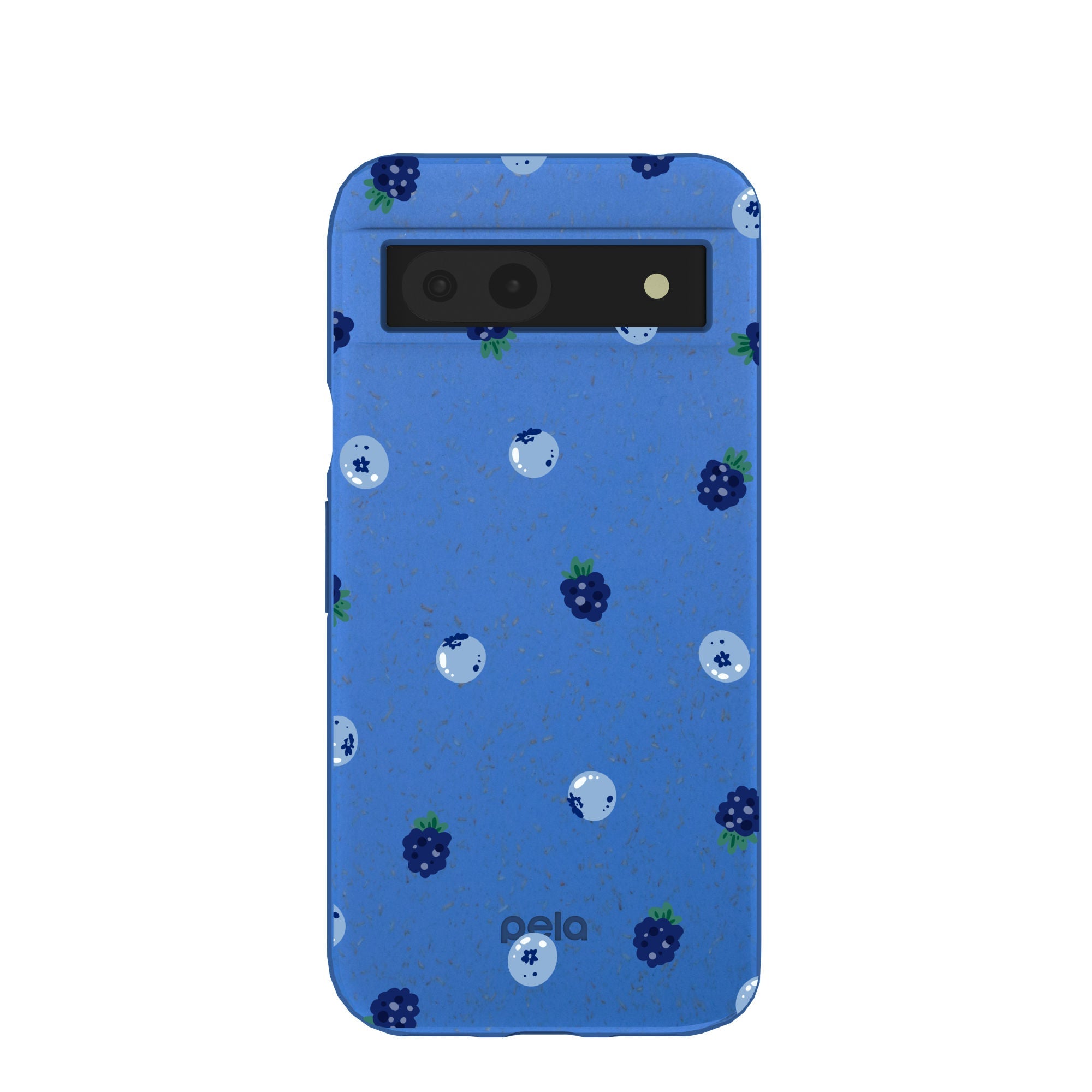 Electric Blue Black and Blue Google Pixel 8a Case Refurbished - Pela Case refurbished available on Cerqular