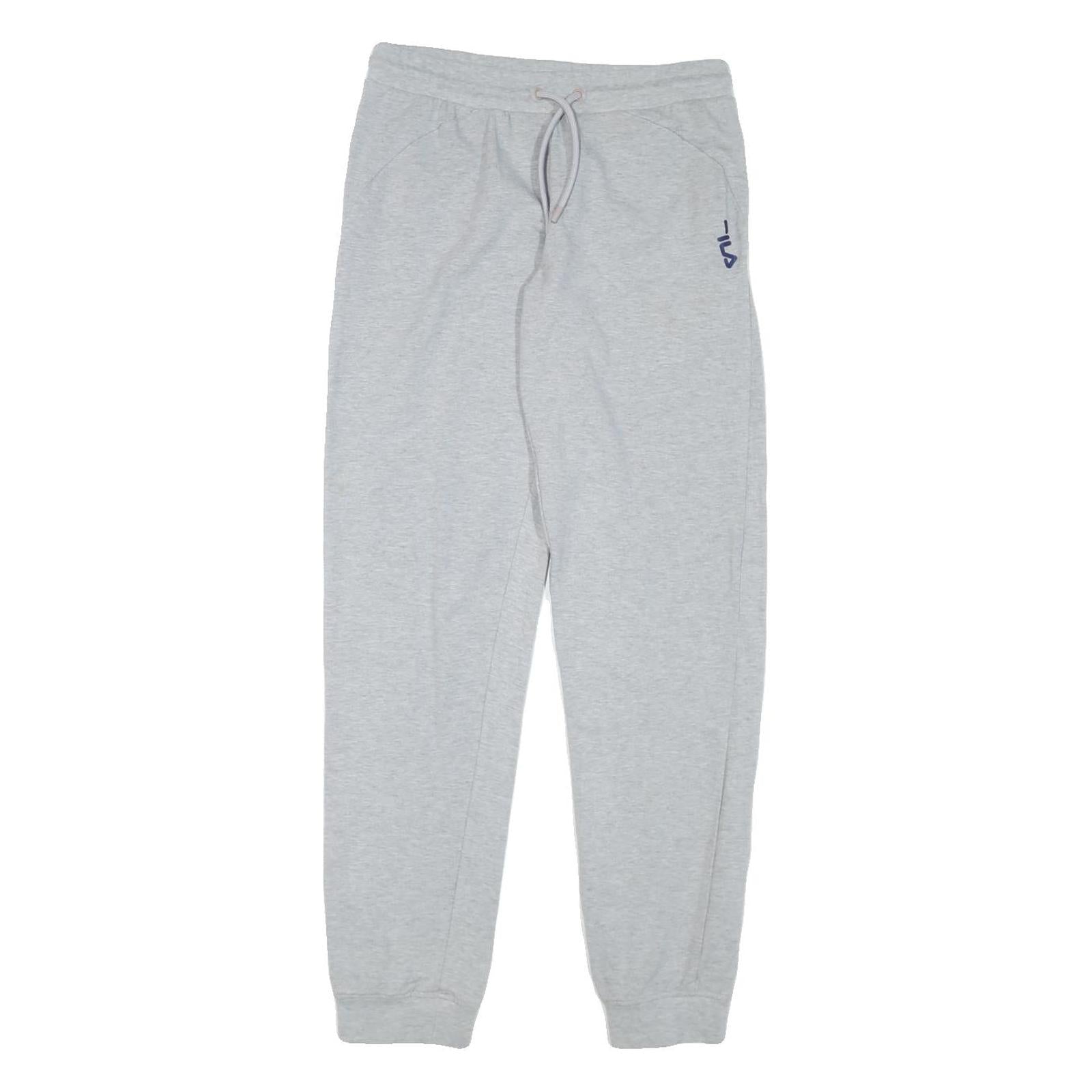 FILA Womens Joggers Grey Slim Tapered M W28 L30 Sportswear Casual Cotton Blend Refurbished - N/A refurbished available on Cerqular