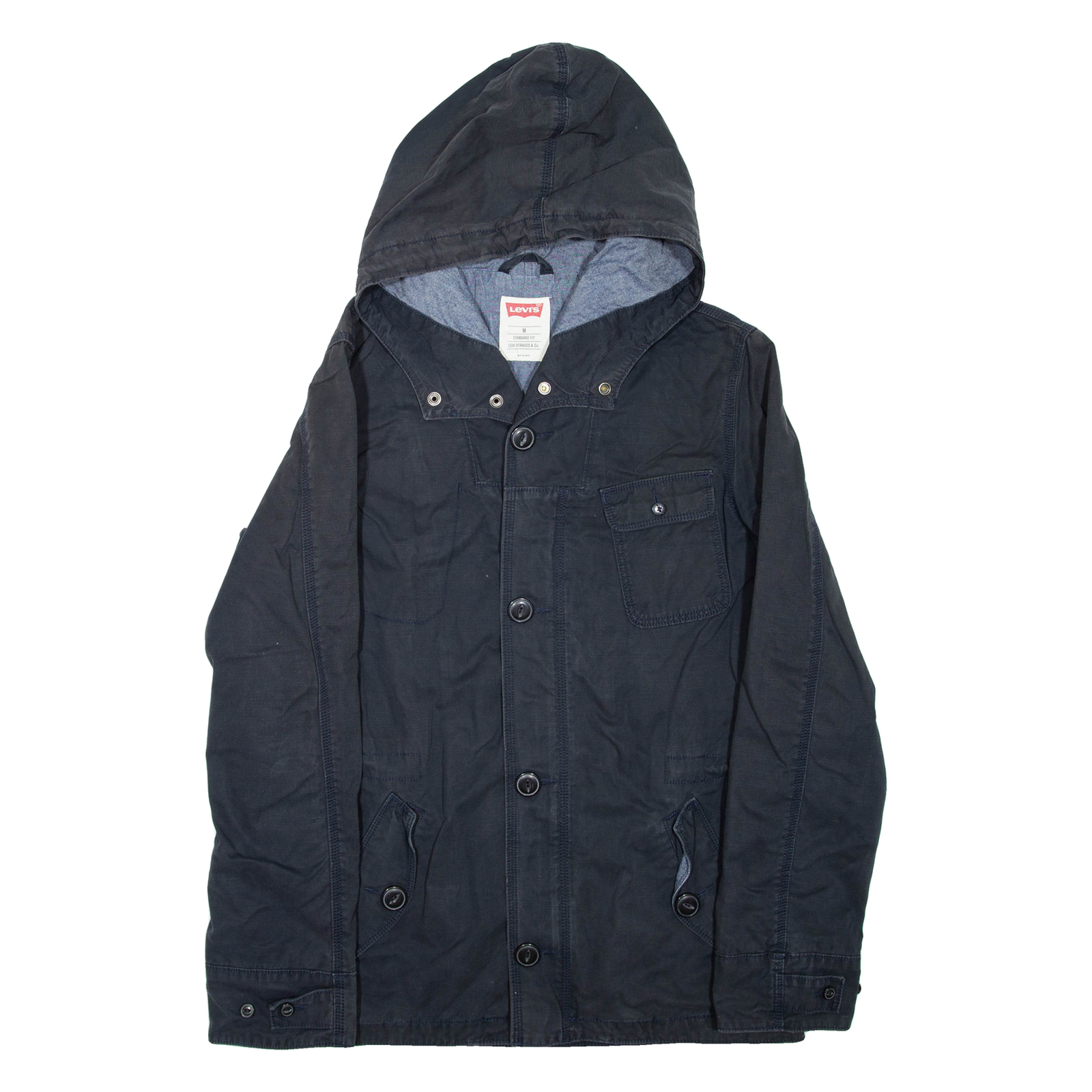 Buy LEVI'S Mens Chore Jacket Blue Hooded M Refurbished - $68.89 LEVI'S Mens Chore Jacket Blue Hooded M Refurbished - N/A refurbished available on Cerqular