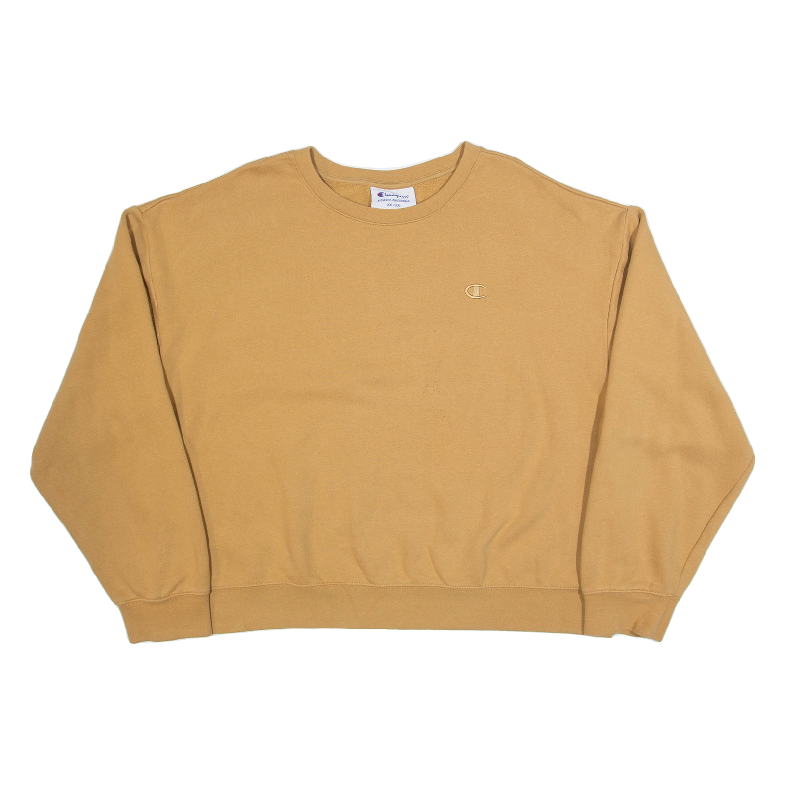 CHAMPION Womens Sweatshirt Beige 2XL Refurbished - N/A refurbished available on Cerqular