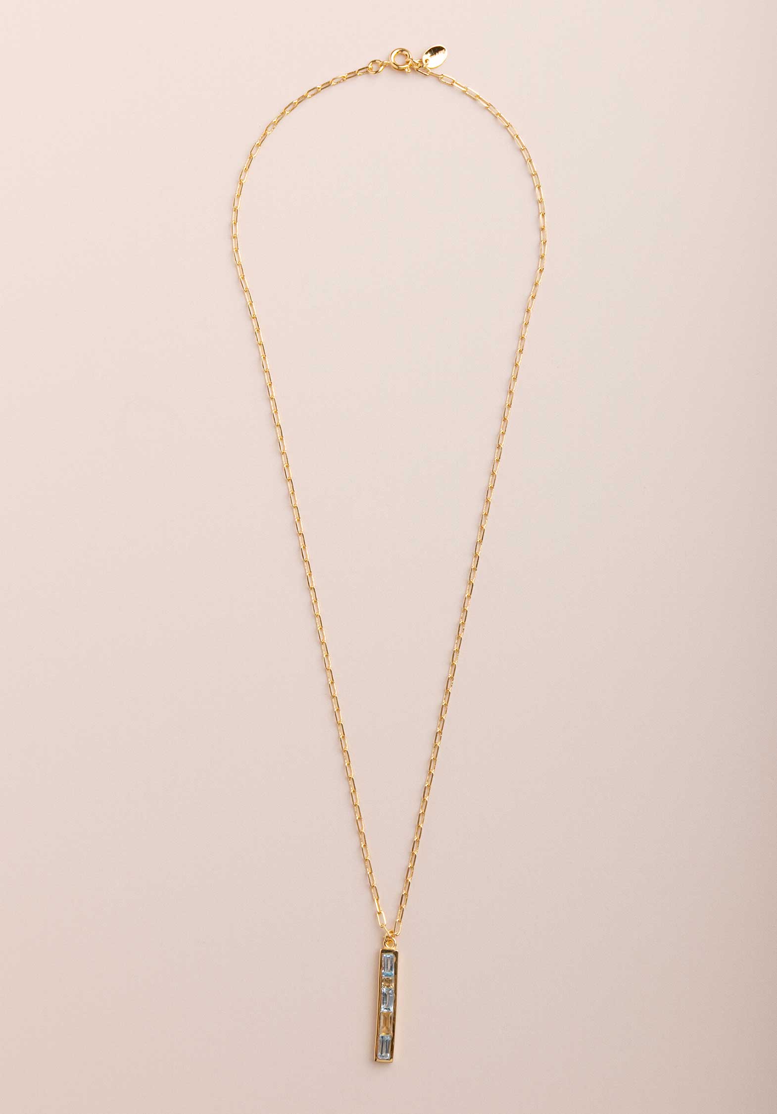 Necklace Paz Topaze Cibt4 Bleu | Color: BLEU | Size: U Refurbished - Rue Madame is a known brand, and the standardized name is " refurbished available on Cerqular