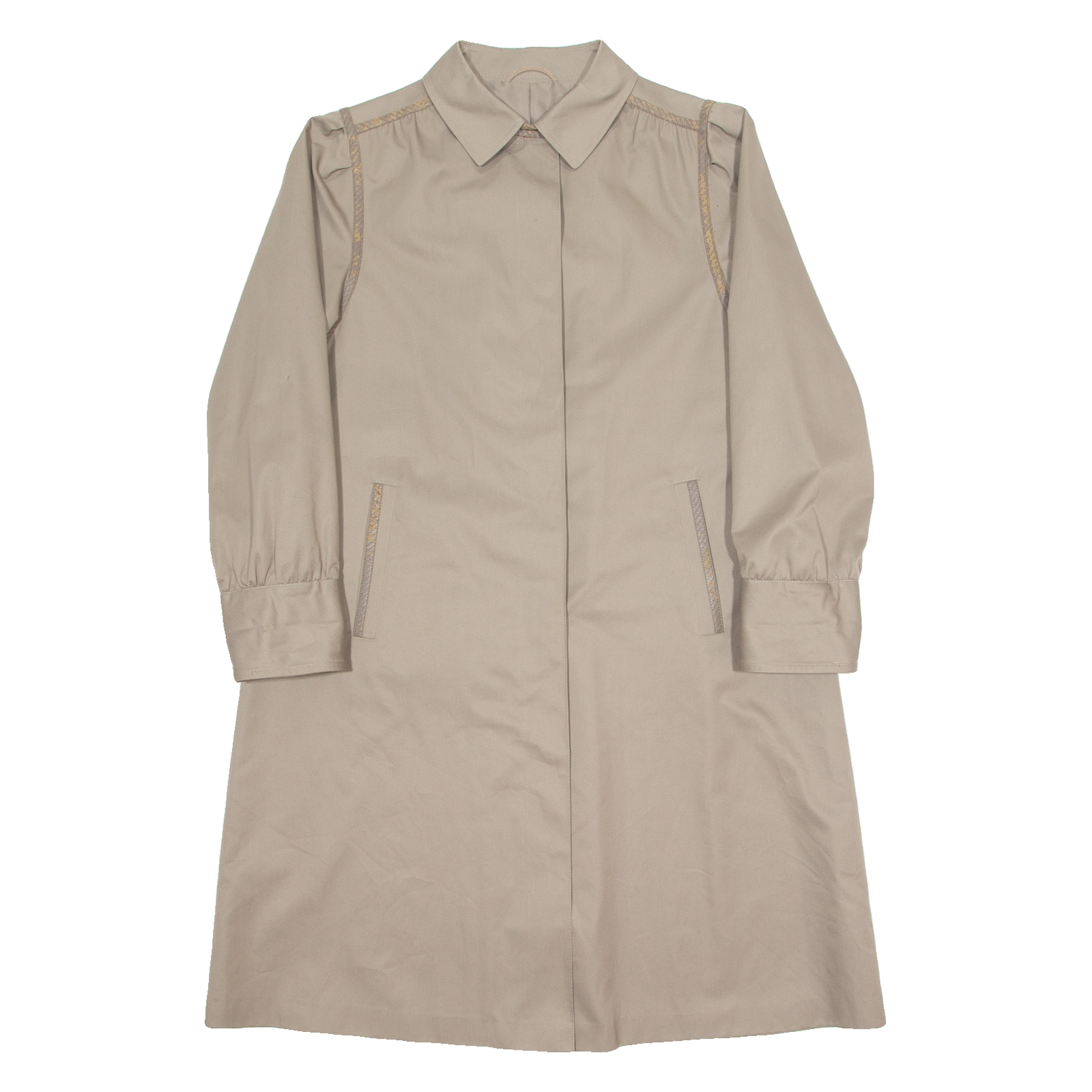 Womens Trench Coat Grey 90s M Refurbished - N/A refurbished available on Cerqular
