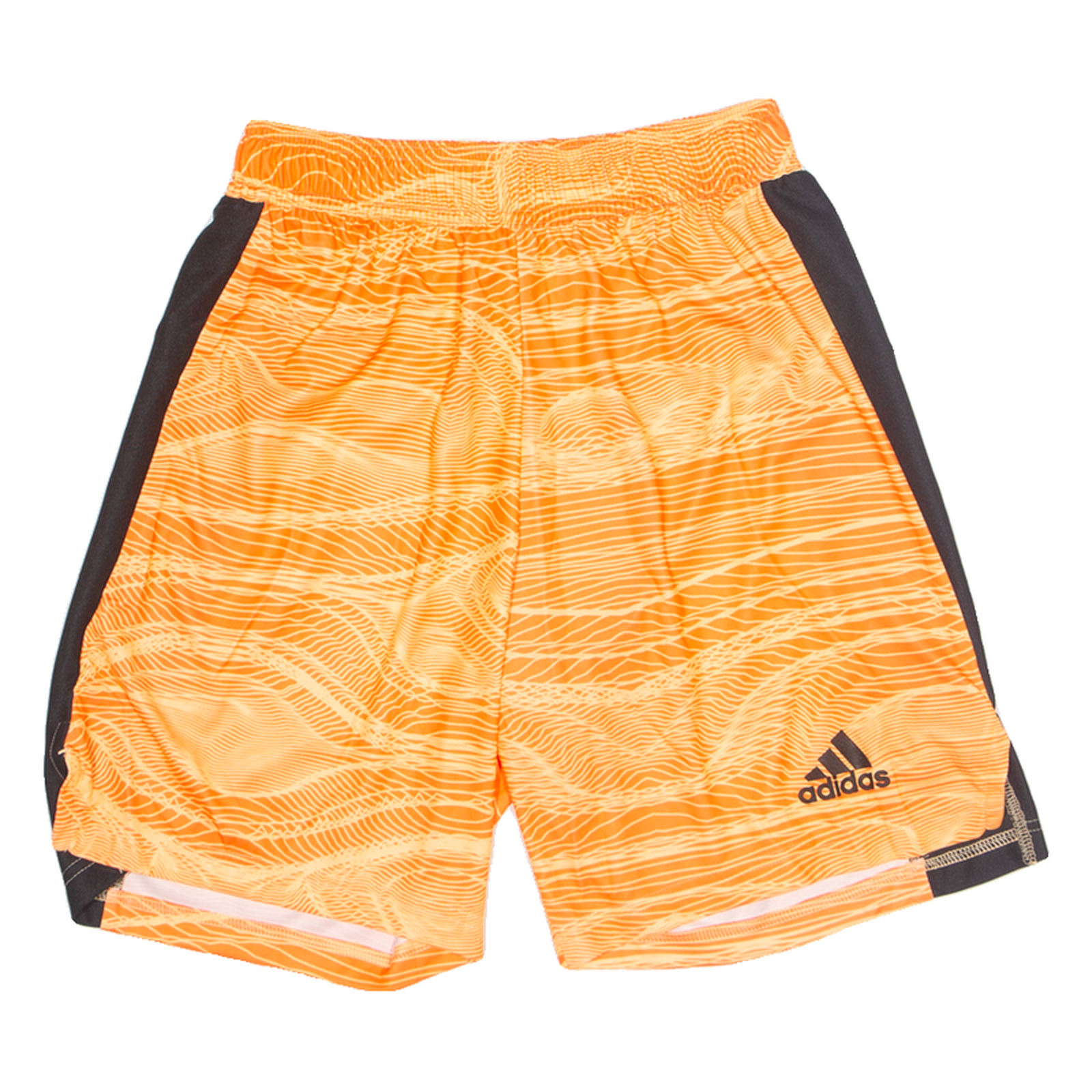 ADIDAS PRIME BLUE Mens Sports Shorts Orange Relaxed Crazy Pattern S W24 Refurbished - N/A refurbished available on Cerqular