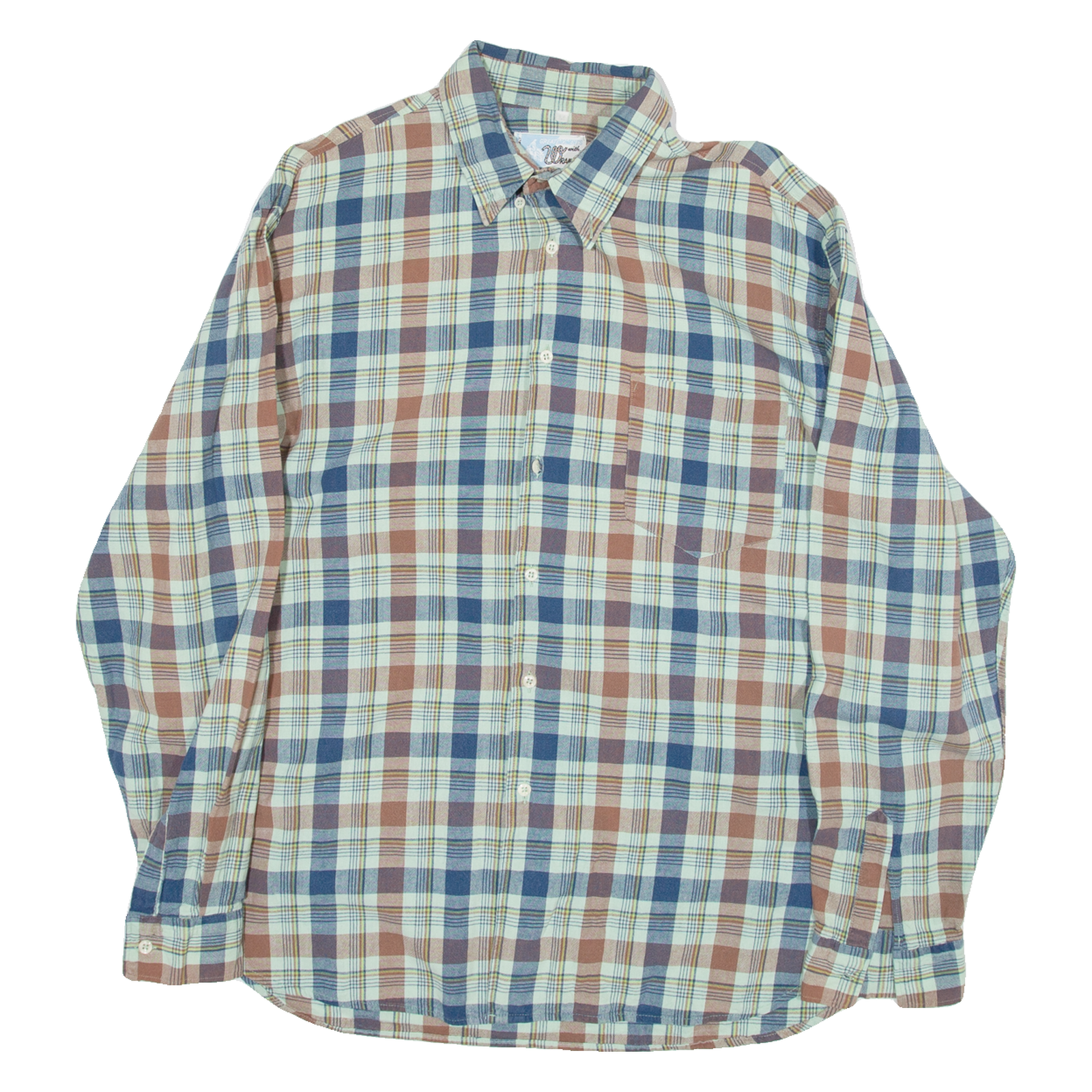 Buy WRANGLER Mens Shirt Blue Check Long Sleeve M Refurbished - $28.59 WRANGLER Mens Shirt Blue Check Long Sleeve M Refurbished - N/A refurbished available on Cerqular
