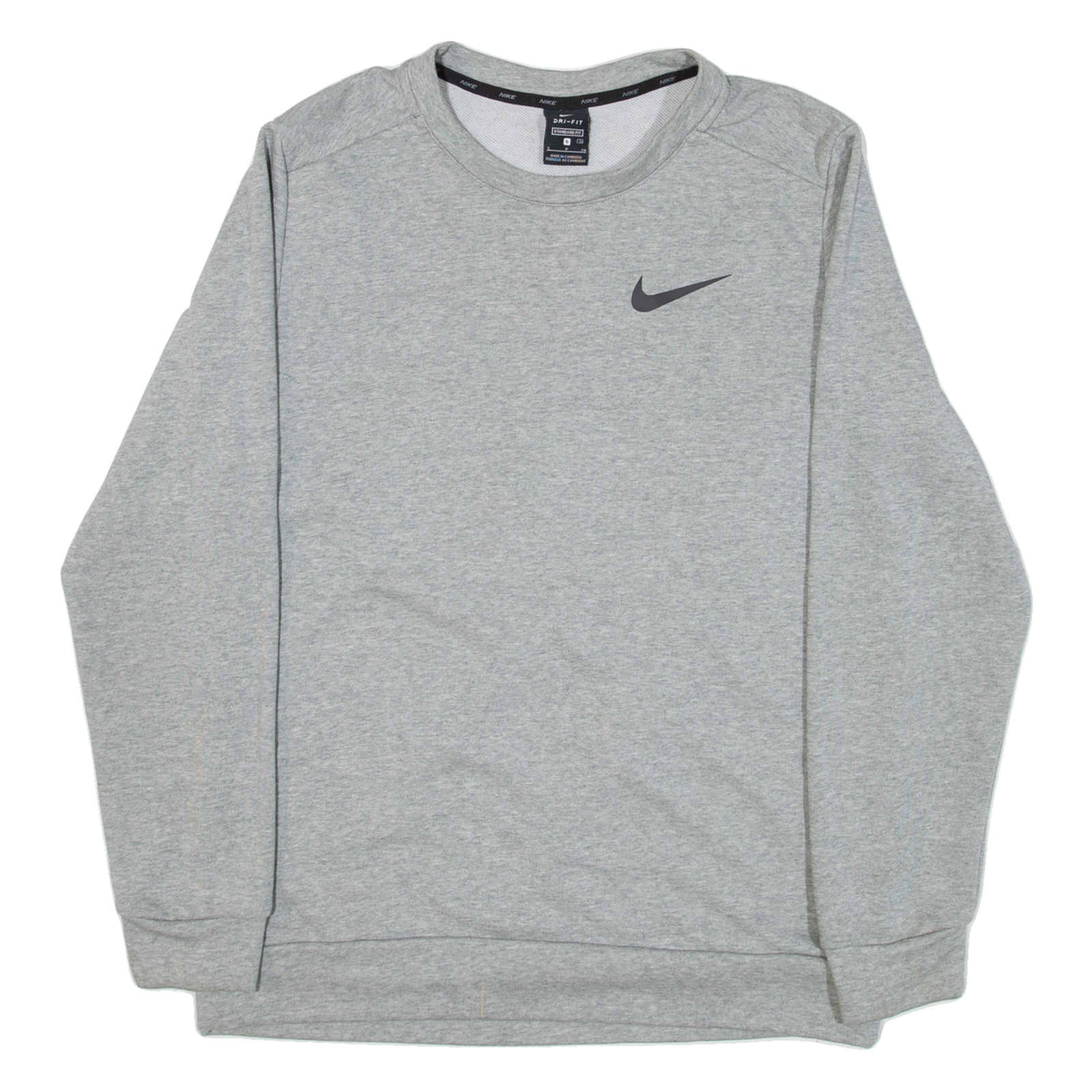 NIKE Mens Sweatshirt Grey S Refurbished - N/A refurbished available on Cerqular