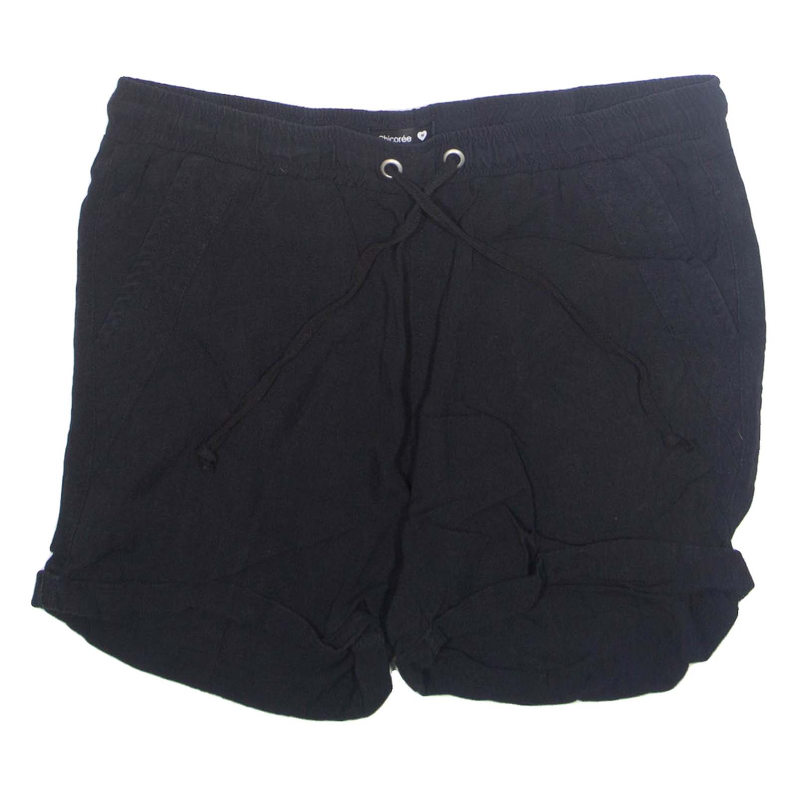 CHICOREE Womens Casual Shorts Black M W30 Refurbished - N/A refurbished available on Cerqular