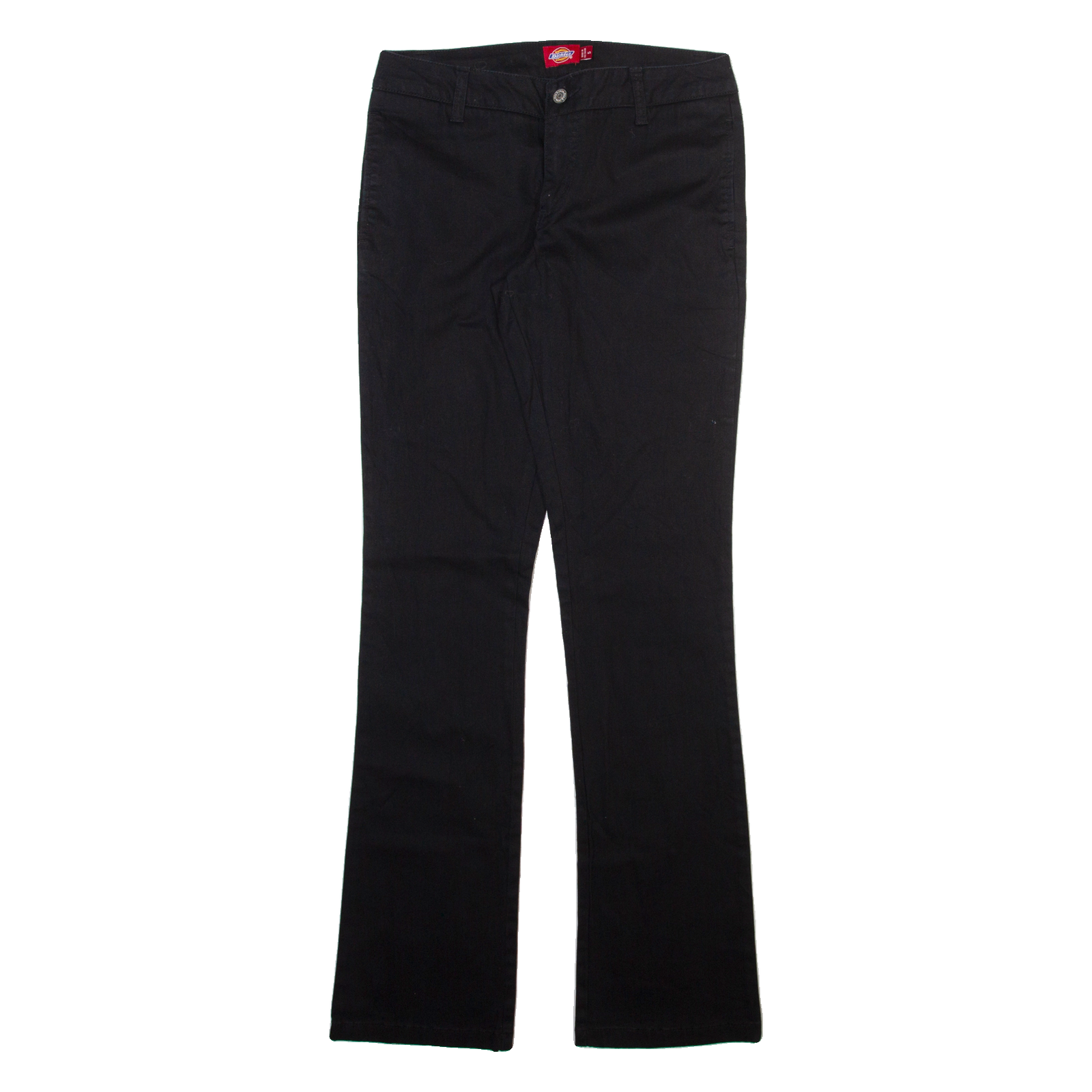 DICKIES Womens Trousers Black Slim Bootcut W28 L32 Refurbished - N/A refurbished available on Cerqular