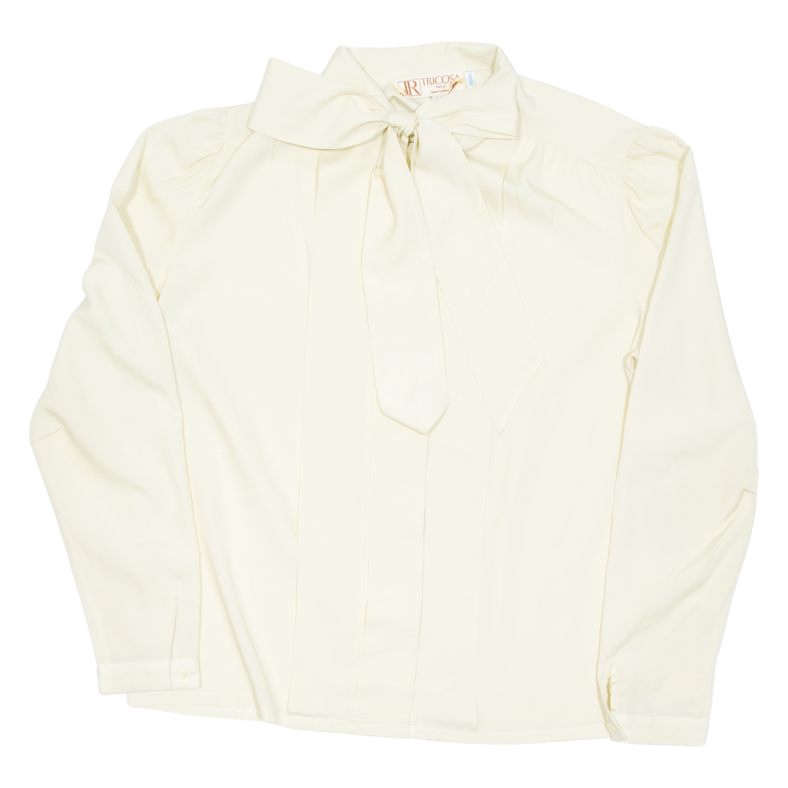 Womens Blouse Cream Long Sleeve L Refurbished - N/A refurbished available on Cerqular
