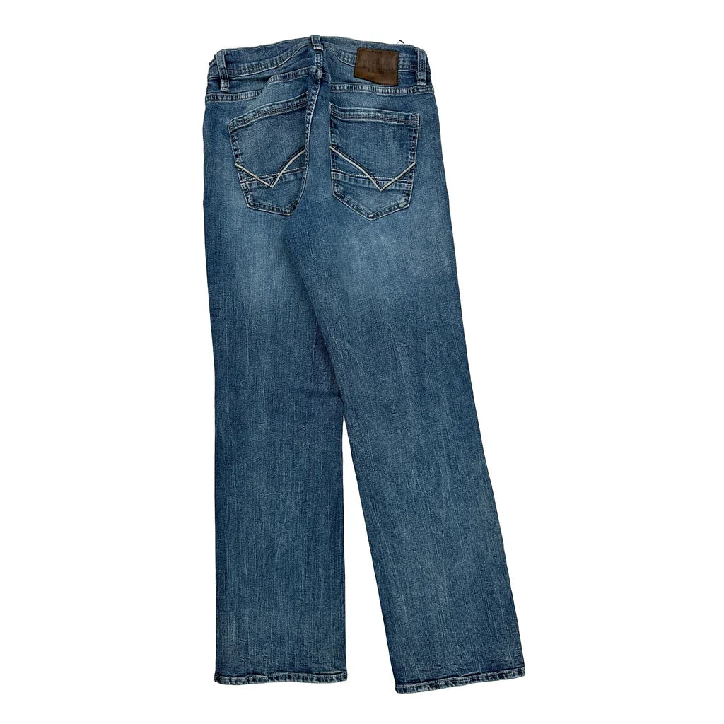 Buy Reclaim Boot Cut Jeans - 28W 30L Blue Denim Refurbished - $60.29 Reclaim Boot Cut Jeans - 28W 30L Blue Denim Refurbished - Thrifted (note: this is a term often used to describe second- refurbished available on Cerqular