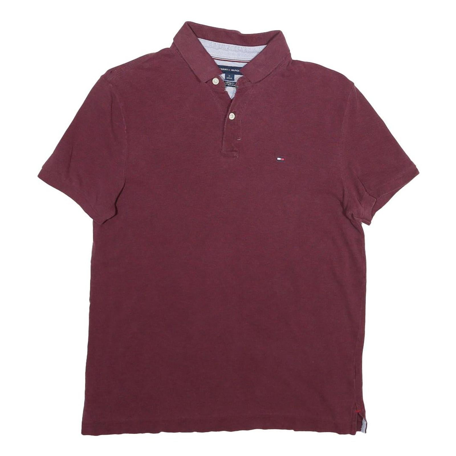 Buy TOMMY HILFIGER Mens Maroon Short Sleeve Polo Shirt M Cotton Casual Basic Refurbished - $33.79 TOMMY HILFIGER Mens Maroon Short Sleeve Polo Shirt M Cotton Casual Basic Refurbished - N/A refurbished available on Cerqular
