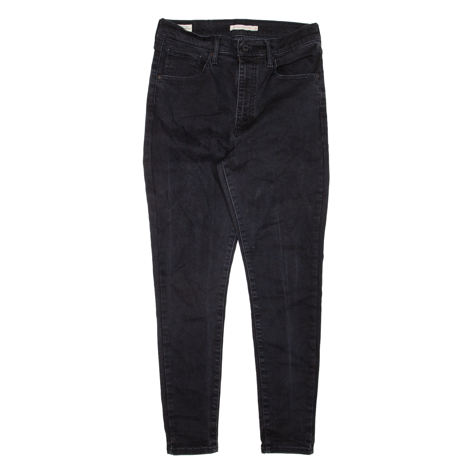 LEVI'S BIG E Mile High Womens Jeans Black Slim Skinny W30 L28 Refurbished - N/A refurbished available on Cerqular