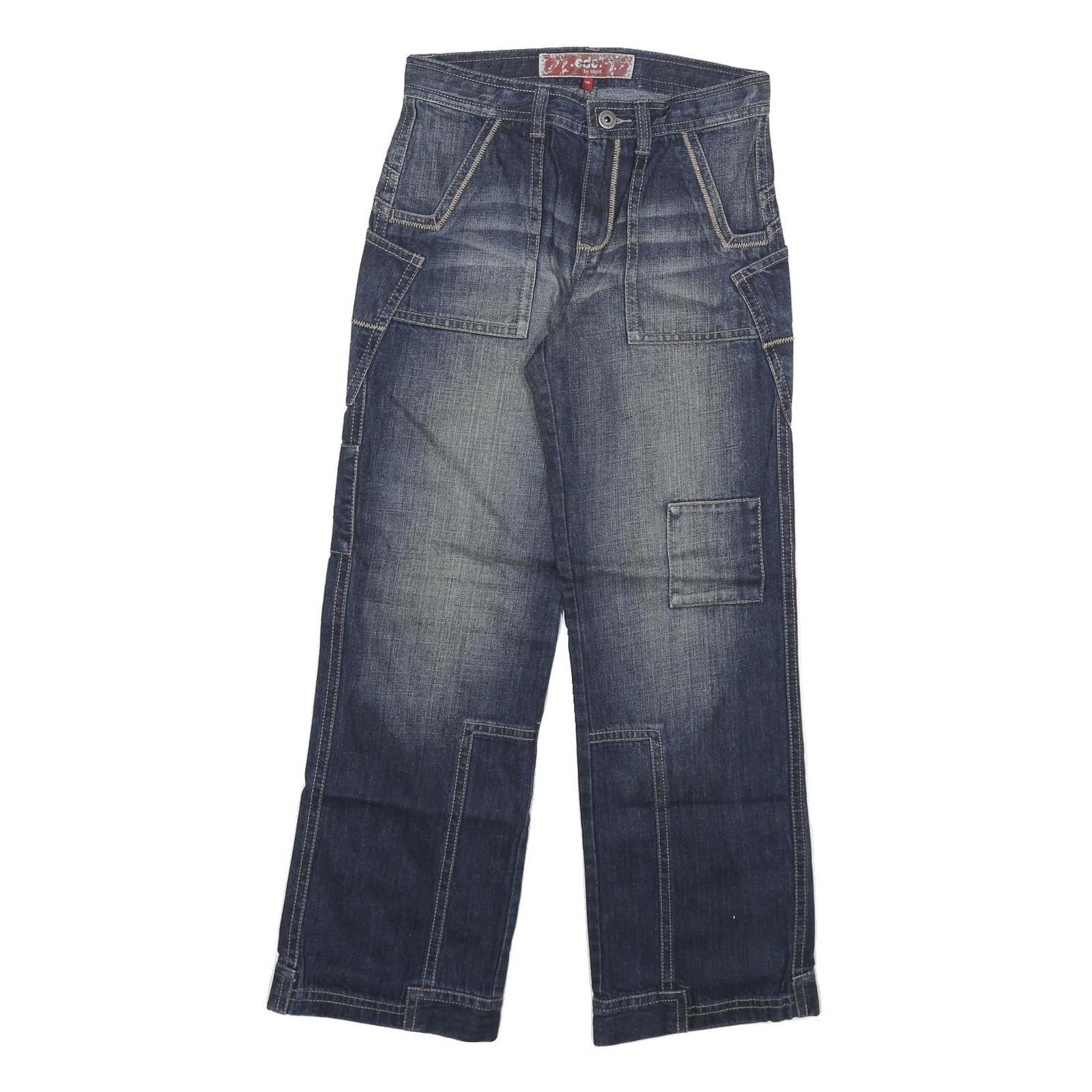 ESPRIT Womens Regular Fit Wide Leg Denim Light Wash Cotton Blend W28 L29 Casual Refurbished - N/A refurbished available on Cerqular