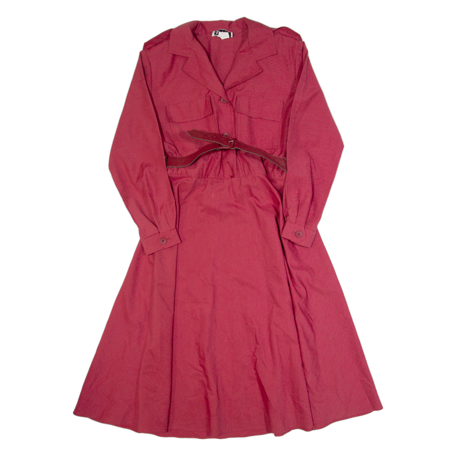 JESSICA LANE Womens A-Line Dress Red Long Sleeve Long M Refurbished - N/A refurbished available on Cerqular