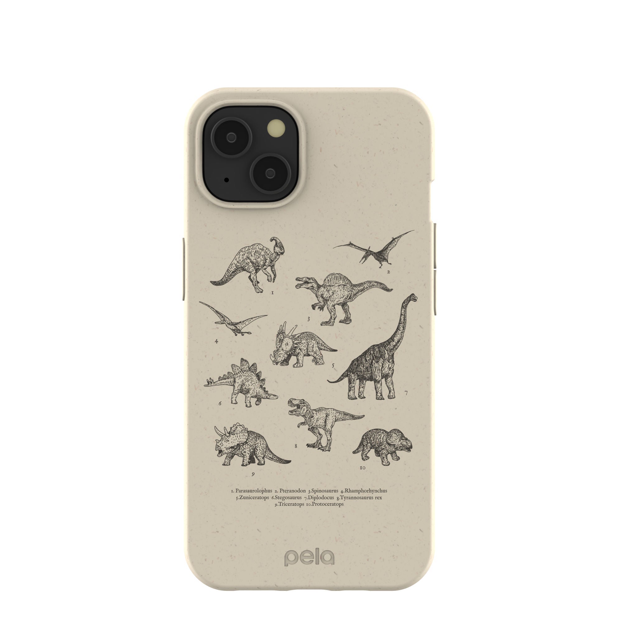 London Fog Dinosaurology iPhone 13 Case Refurbished - Pela Case refurbished available on Cerqular