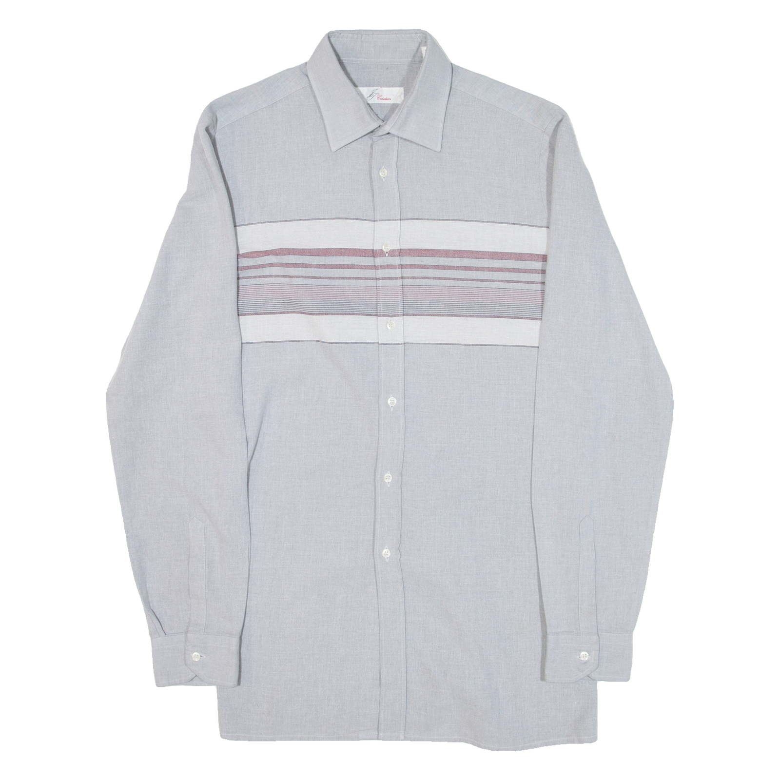 Mens Shirt Blue Striped Long Sleeve S Refurbished - N/A refurbished available on Cerqular
