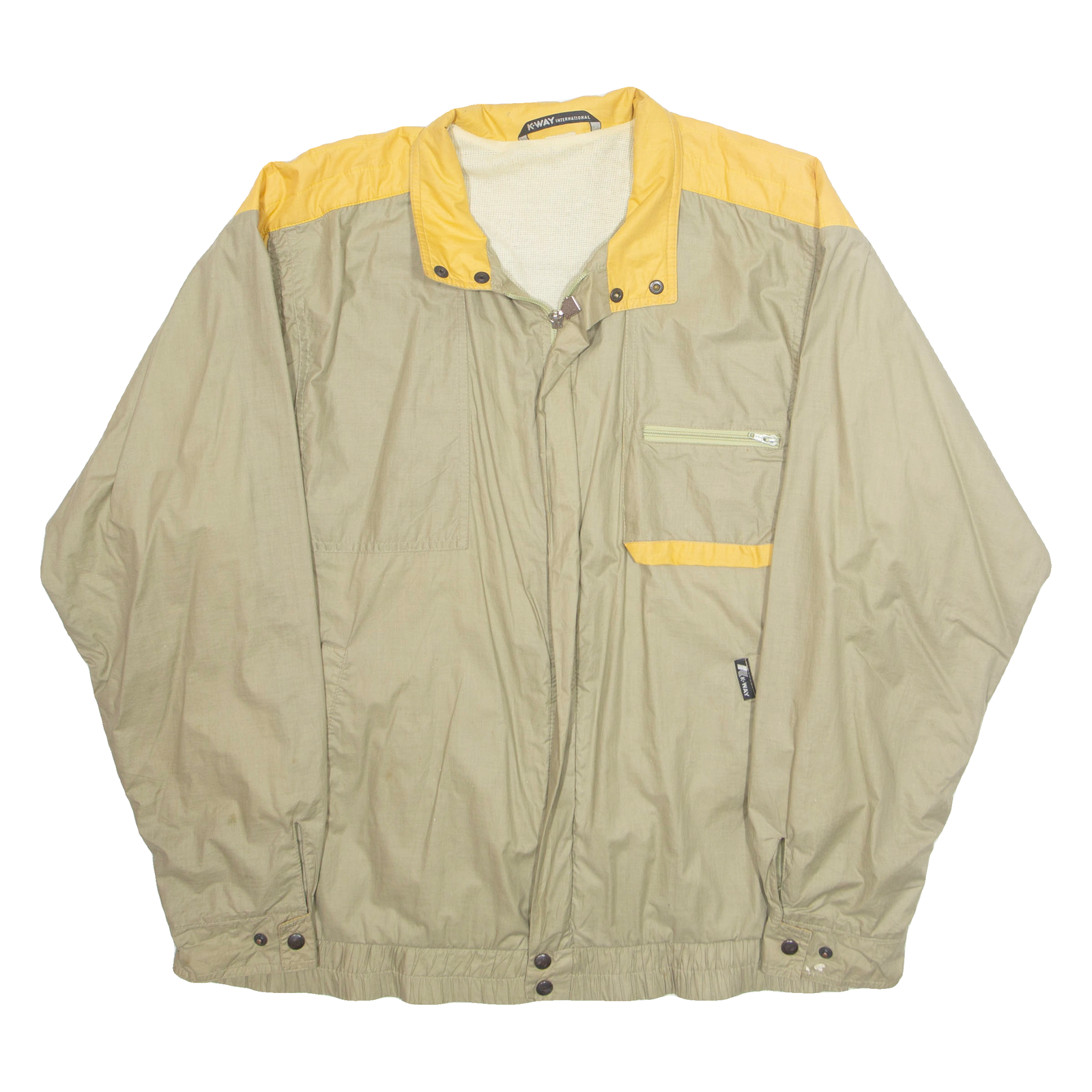 K.WAY Mens Jacket Green L Refurbished - N/A refurbished available on Cerqular