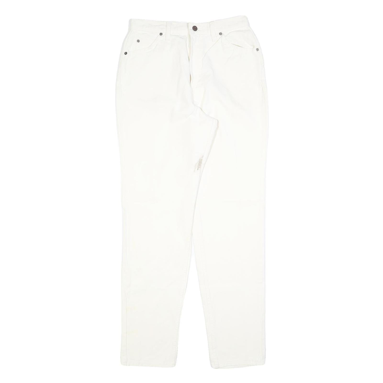 LEVI'S 631 Mens Jeans White Regular Straight Denim W30 L34 Classic Zip Cotton Refurbished - N/A refurbished available on Cerqular
