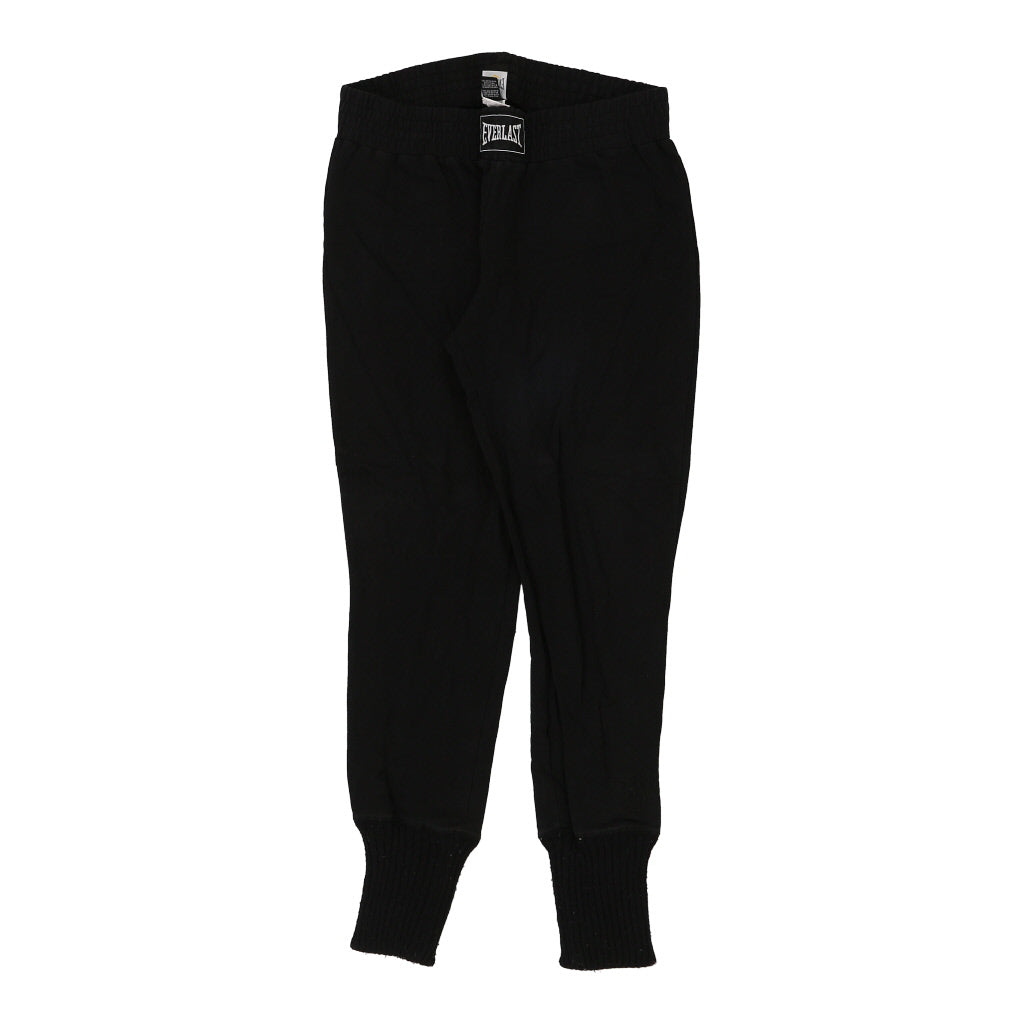 Everlast Joggers - Medium Black Cotton Blend Refurbished - Thrifted (note: this is a term often used to describe second- refurbished available on Cerqular