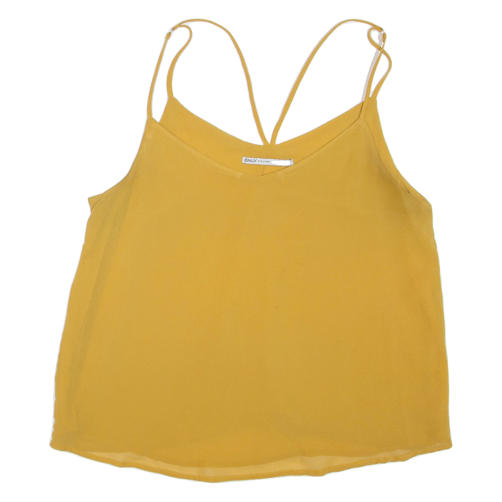 ONLY Womens Camisole Top Yellow Sleeveless M Refurbished - N/A refurbished available on Cerqular