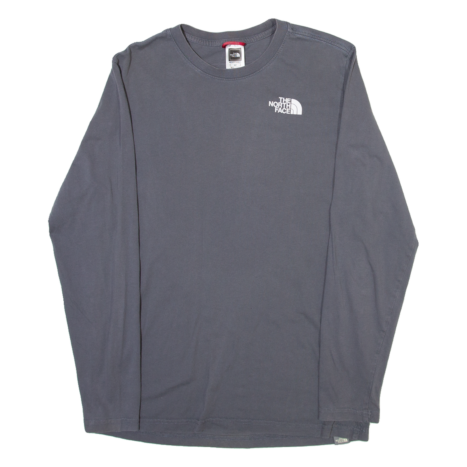 THE NORTH FACE Mens T-Shirt Grey Long Sleeve S Refurbished - N/A refurbished available on Cerqular