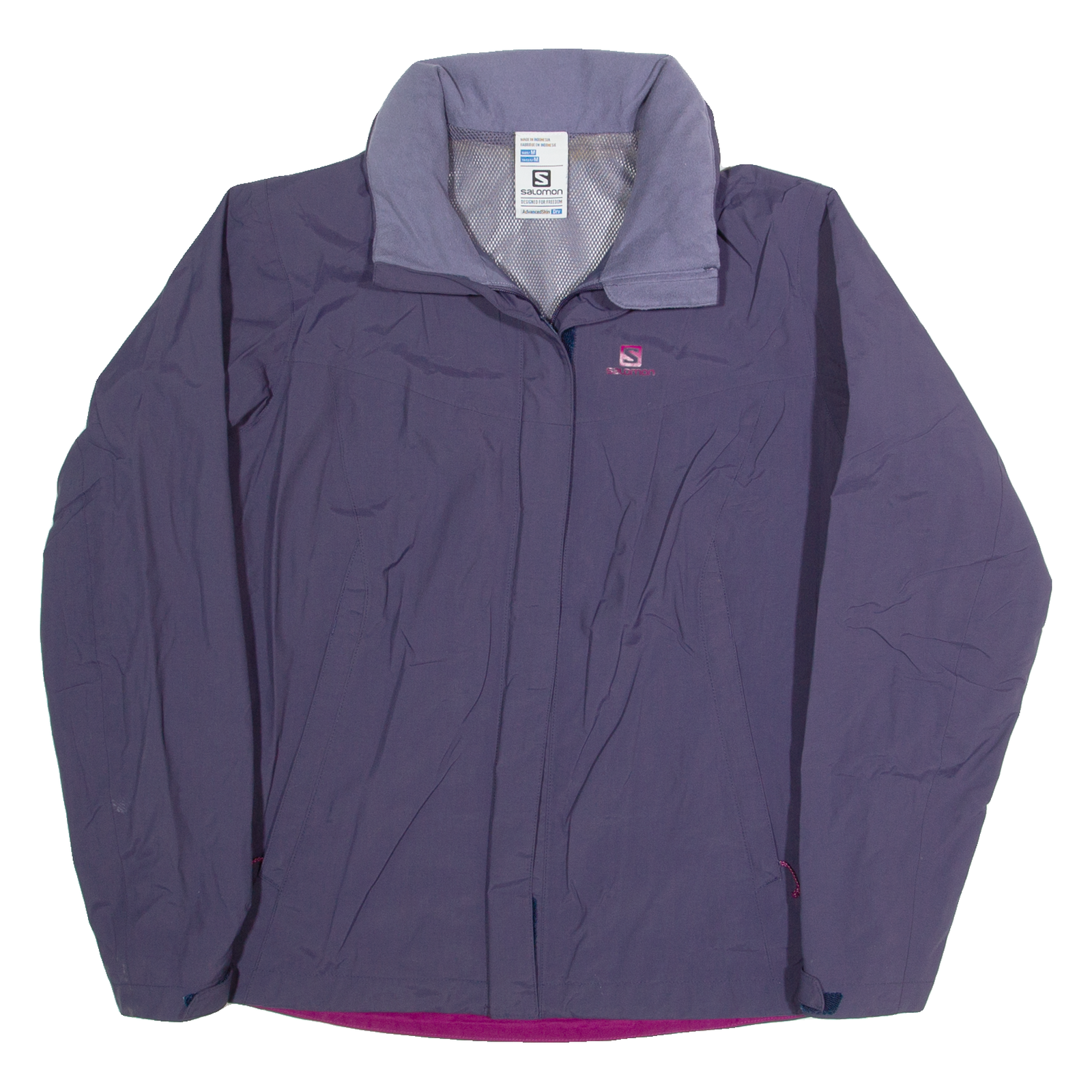 SALOMON Mesh Lined Womens Rain Jacket Purple M Refurbished - N/A refurbished available on Cerqular