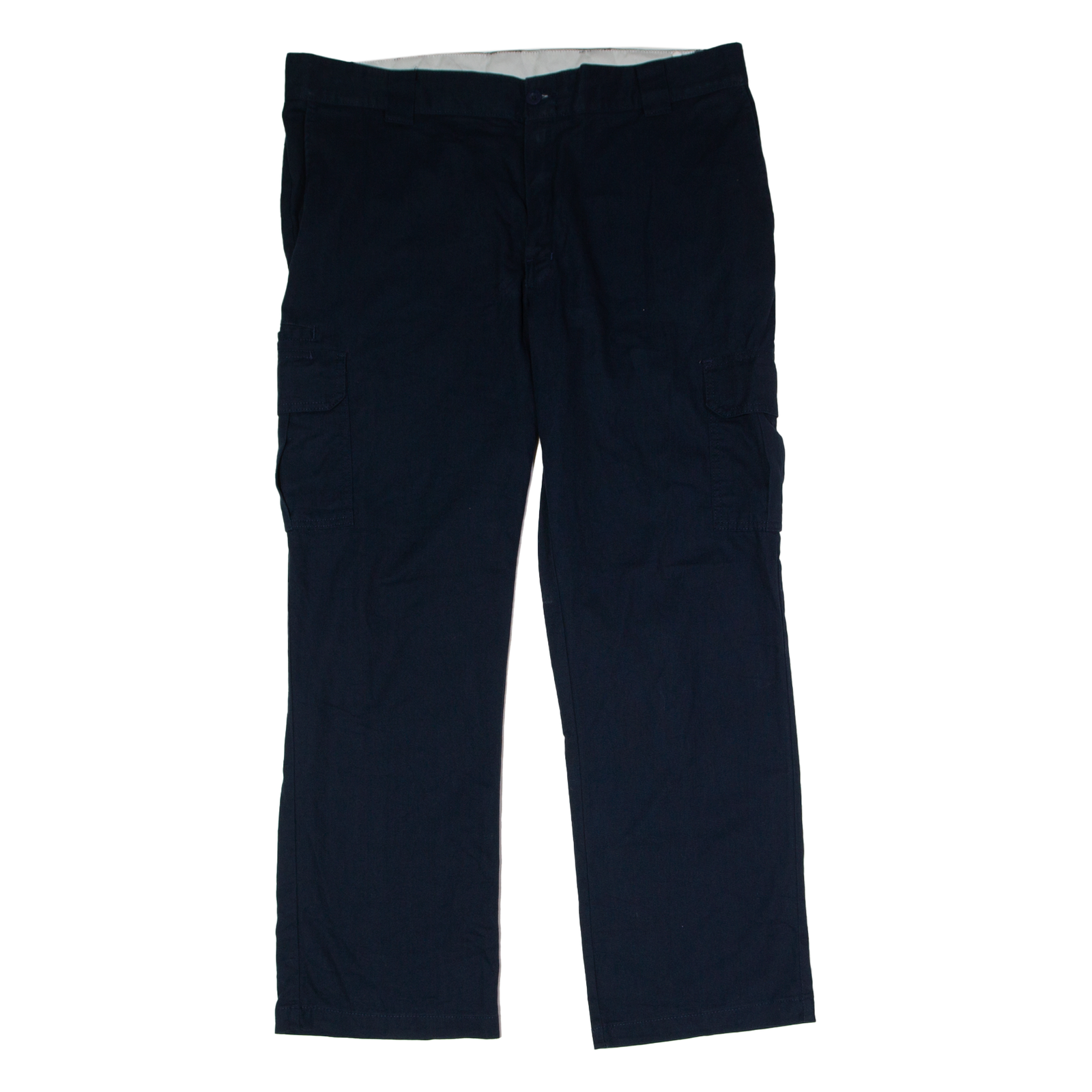 DICKIES Workwear Cargo Mens Trousers Blue Regular Straight W40 L30 Refurbished - N/A refurbished available on Cerqular