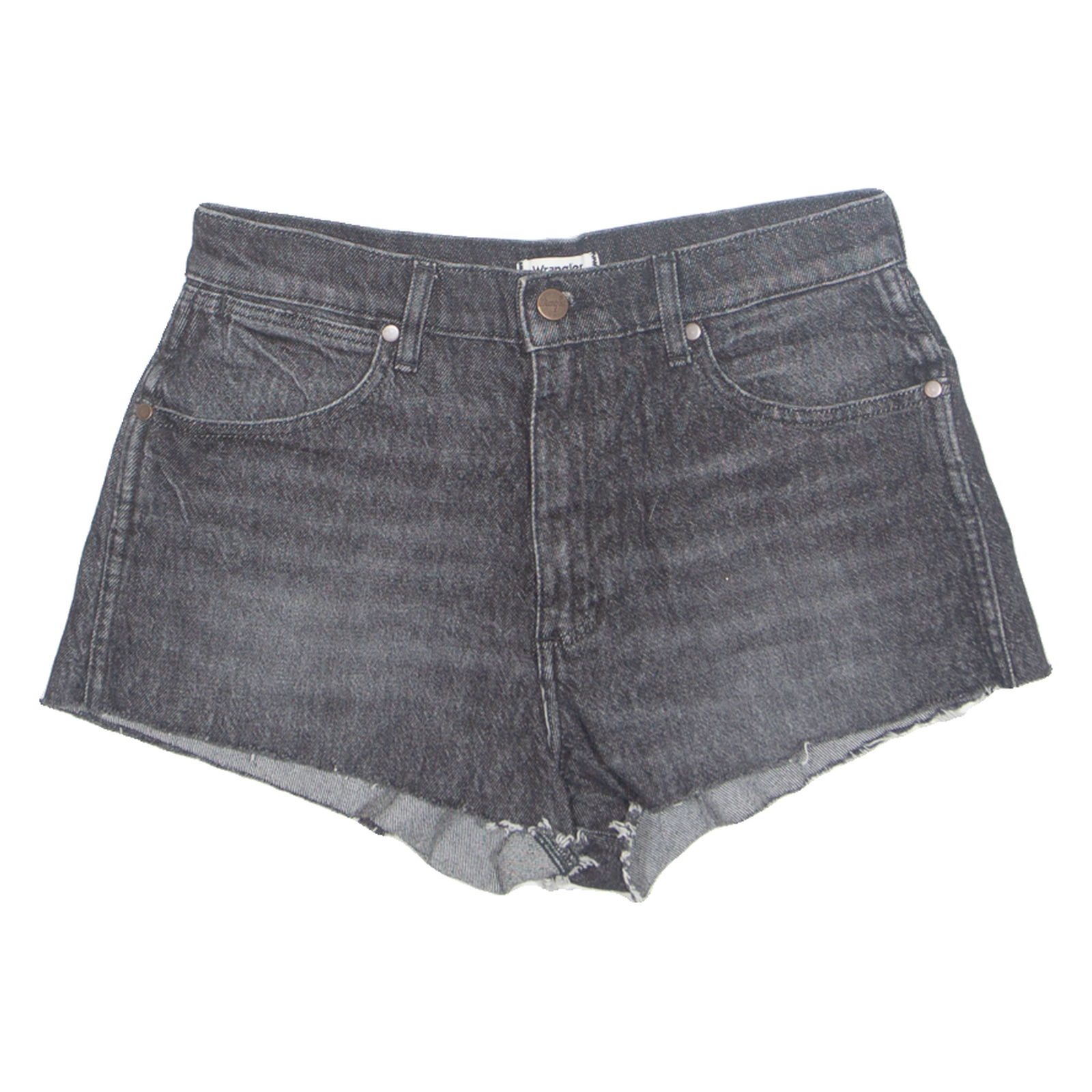 WRANGLER Cut Off Womens Denim Shorts Blue S W28 Refurbished - N/A refurbished available on Cerqular