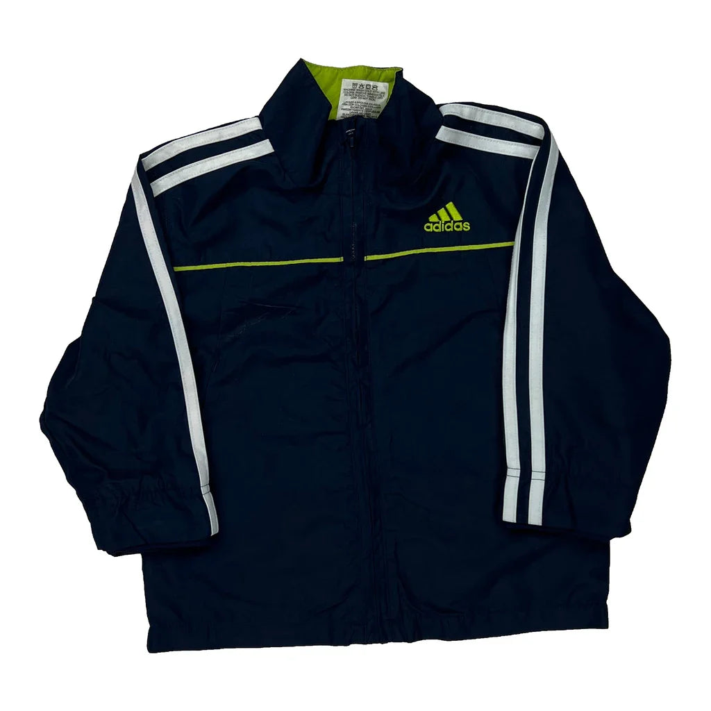 Age 2 Adidas Jacket - 2XS Green Polyester Refurbished - Thrifted (note: this is a term often used to describe second- refurbished available on Cerqular