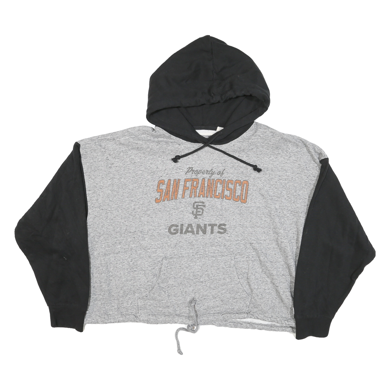TAILGATE Womens Grey & Black San Francisco Giants Pullover Hoodie L Cotton Blend Refurbished - N/A refurbished available on Cerqular