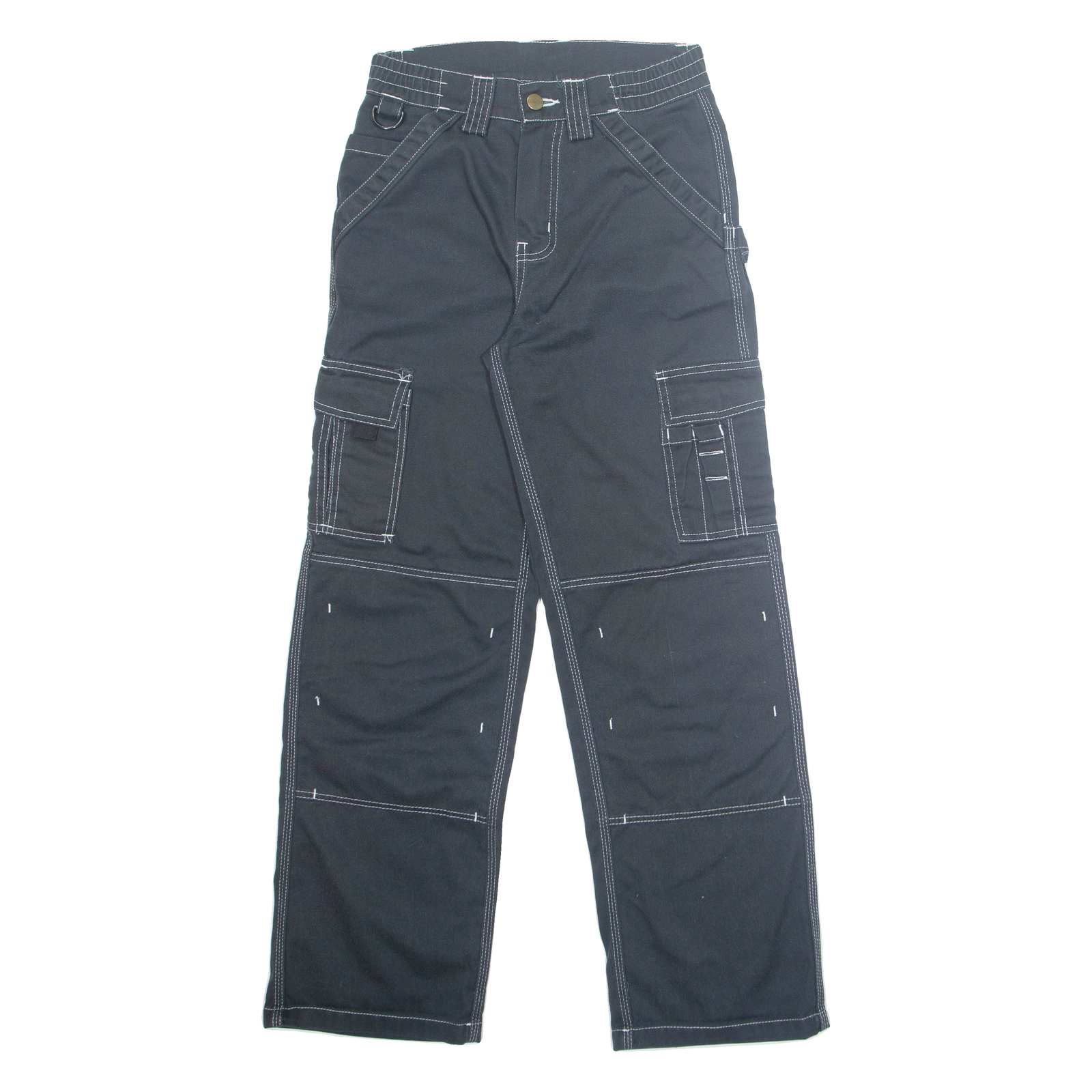 DICKIES Womens Trousers Black Regular Straight W26 L29 Refurbished - N/A refurbished available on Cerqular