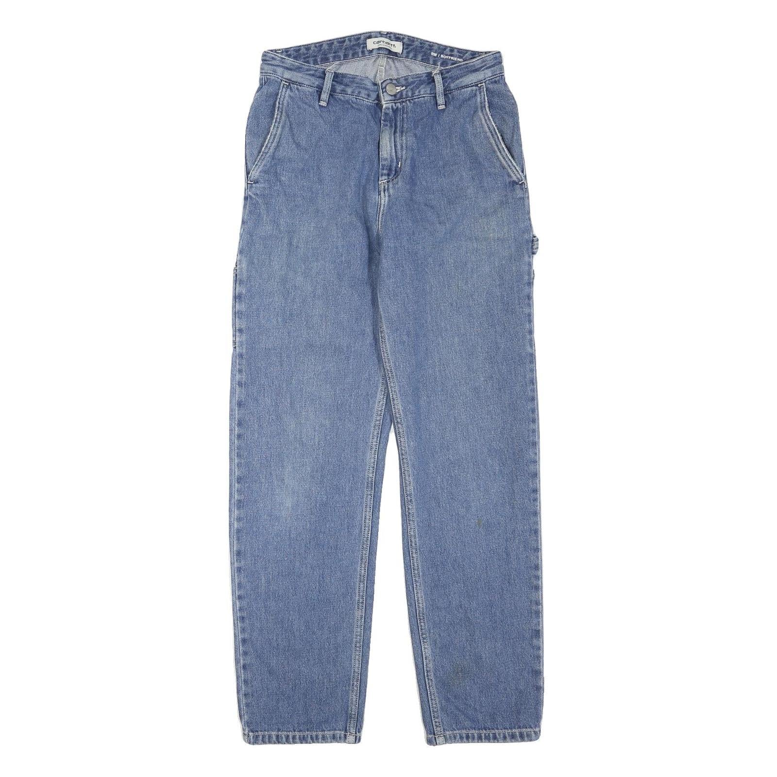 CARHARTT Womens Jeans Blue Regular Boyfriend Denim Medium W28 L28 Workwear Refurbished - N/A refurbished available on Cerqular